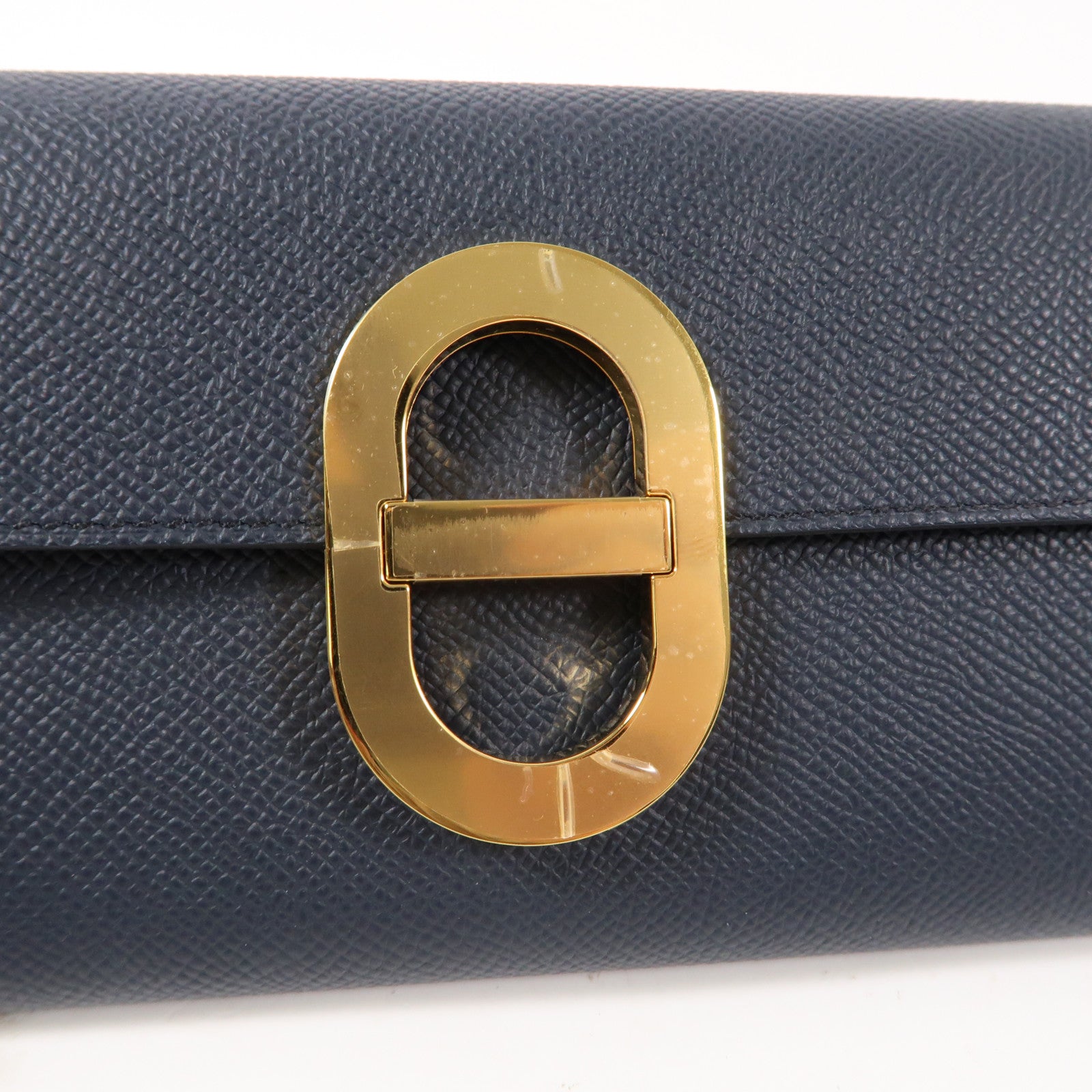 HERMES Epsom皮革Chaine D' Ancre To Go金扣肩背袋Bleu Indigo/靛藍色