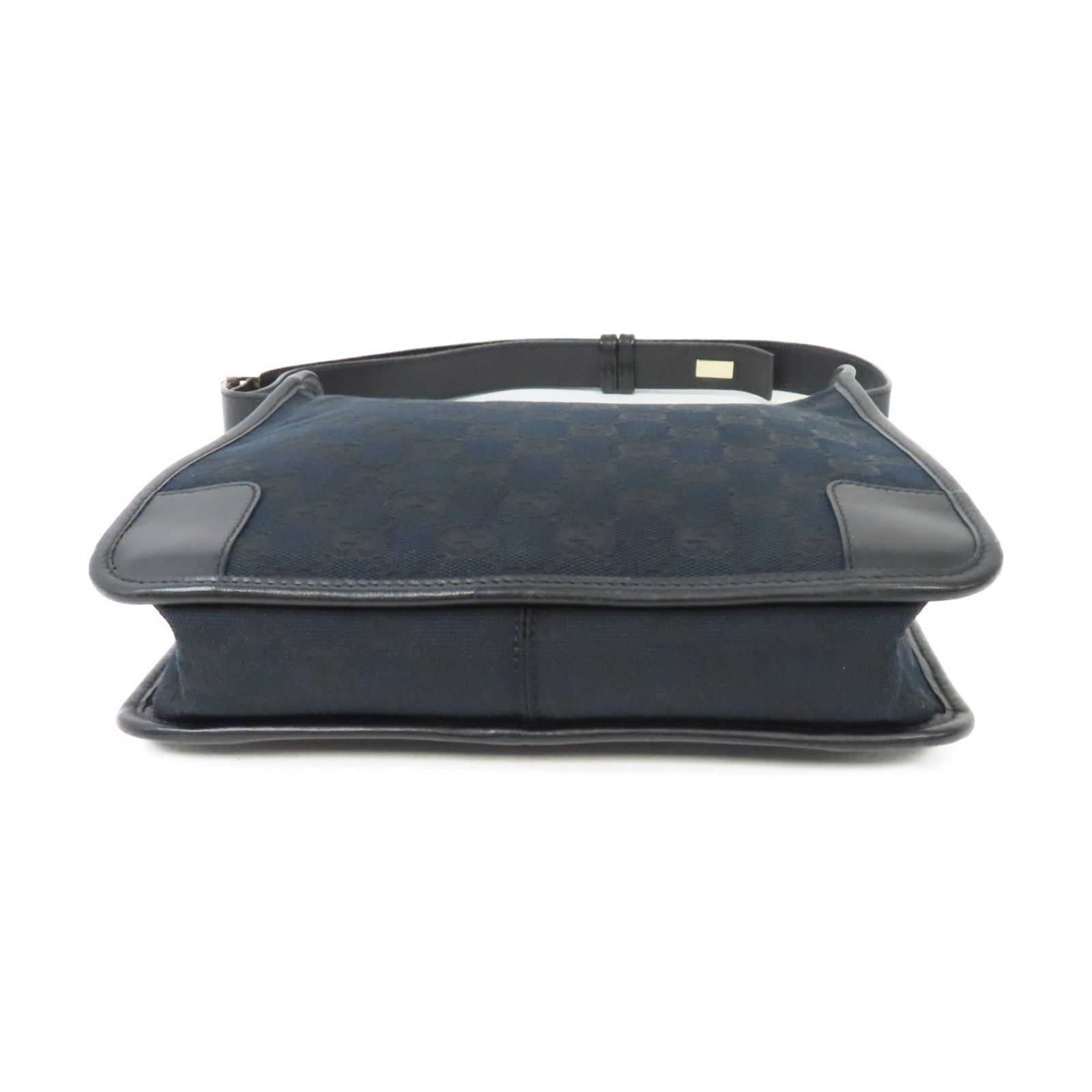 GUCCI 帆布Shoulder Bag金扣肩背袋黑色