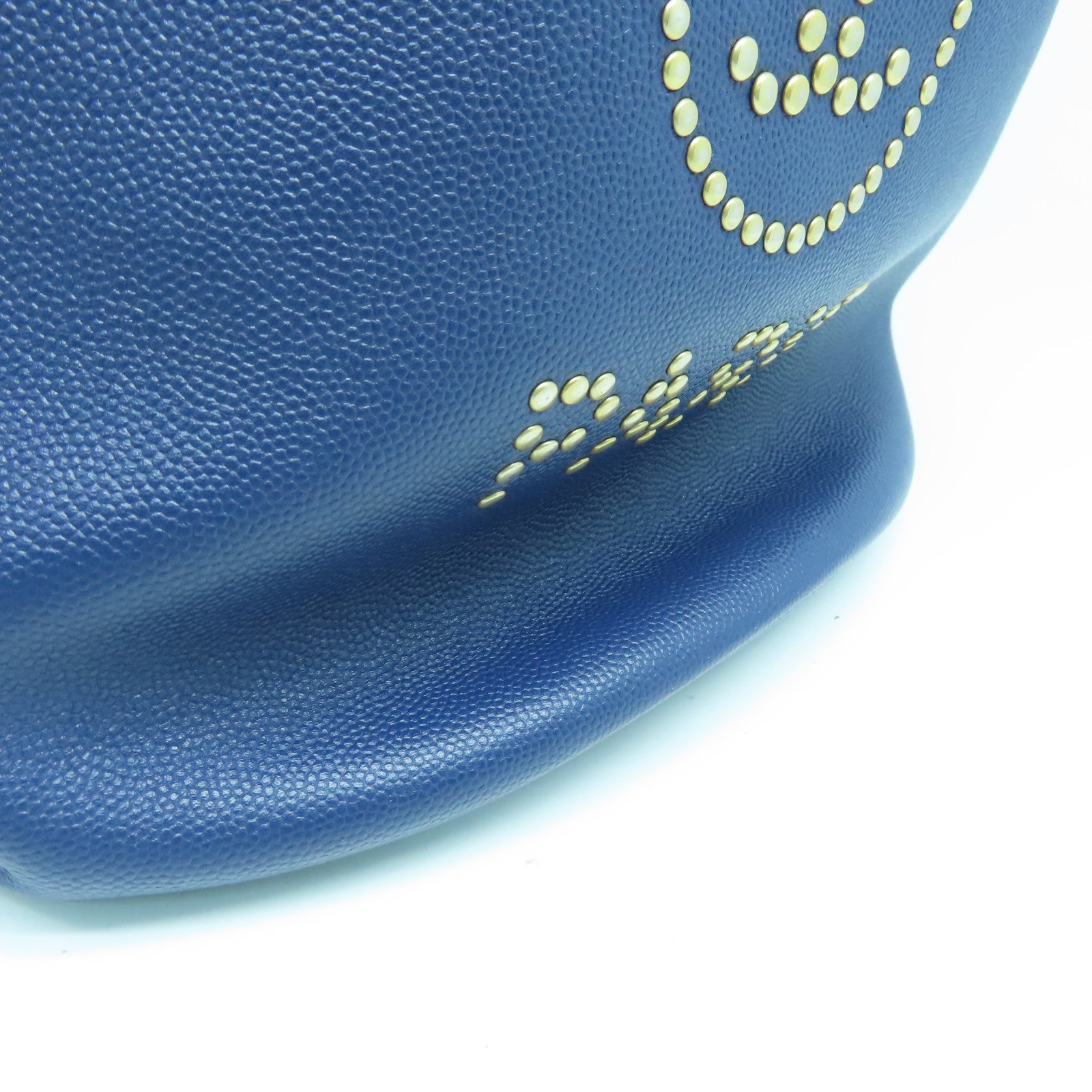CHANEL 【清倉大減價】Caviar皮革Chain Shoulder Bag金扣鏈帶肩背袋藍色
