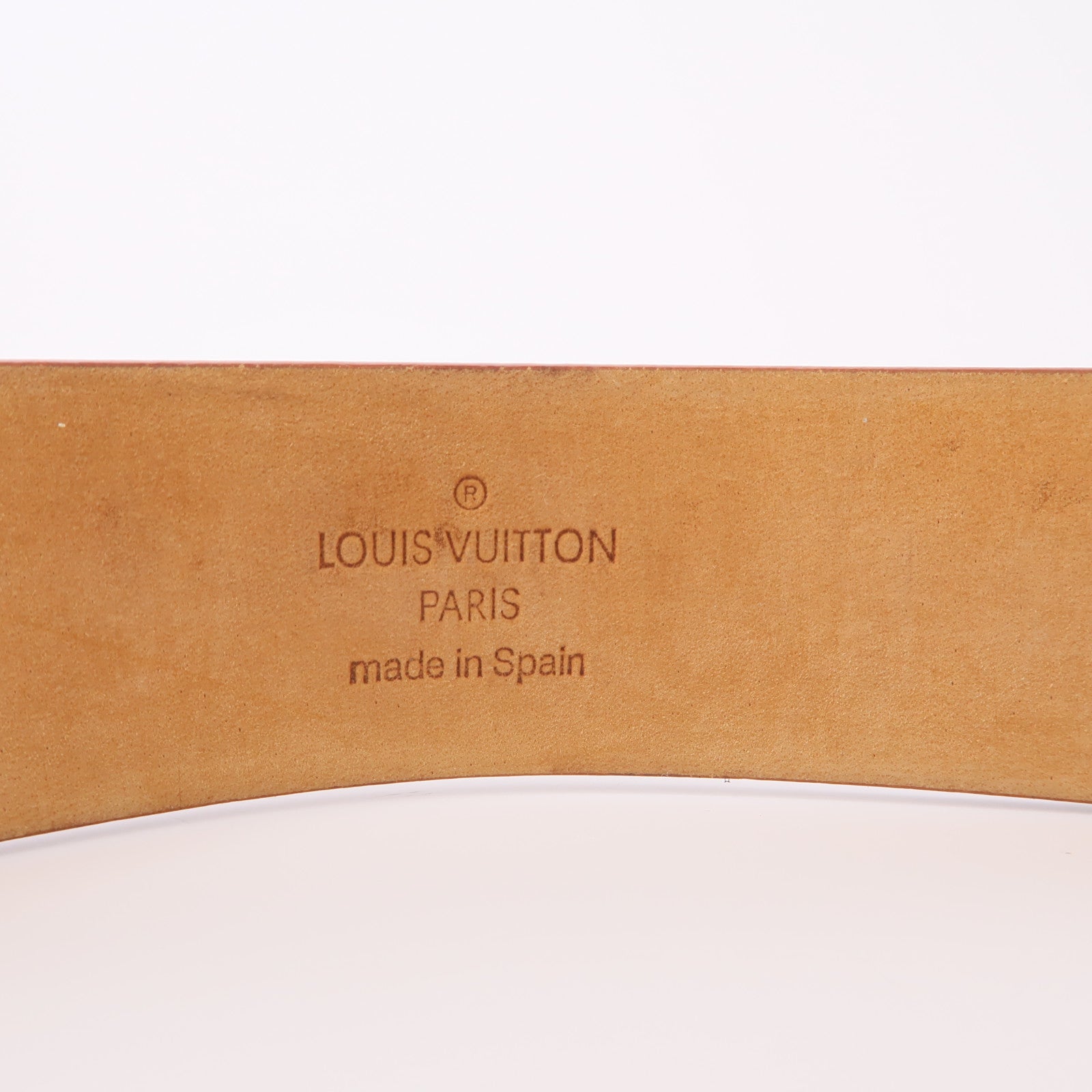 LOUIS VUITTON Monogram Multicolore Belt 70cm金扣皮帶白色