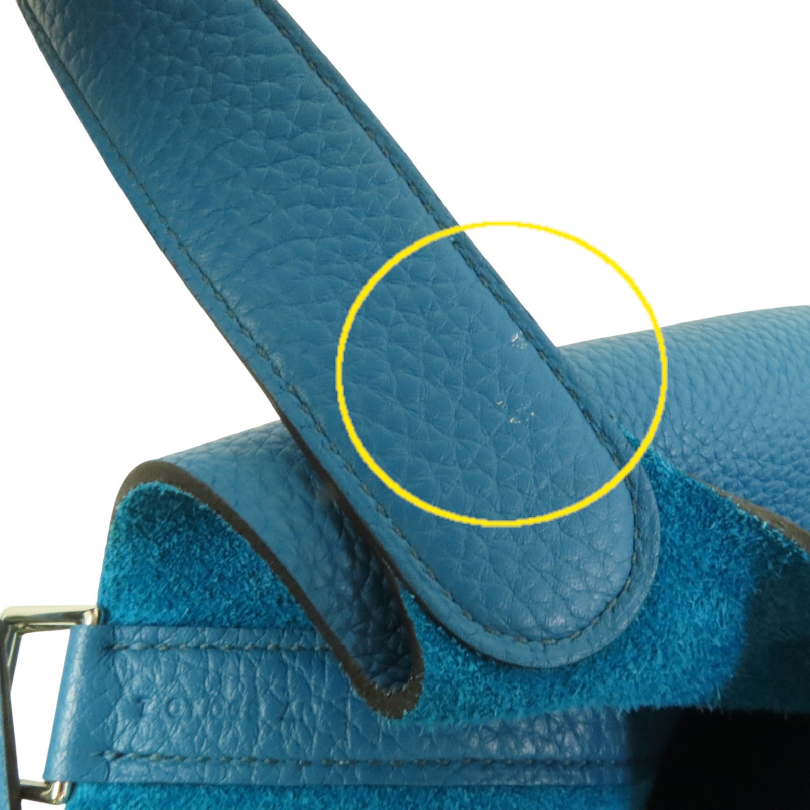 HERMES Clemence Picotin GM銀扣手挽袋