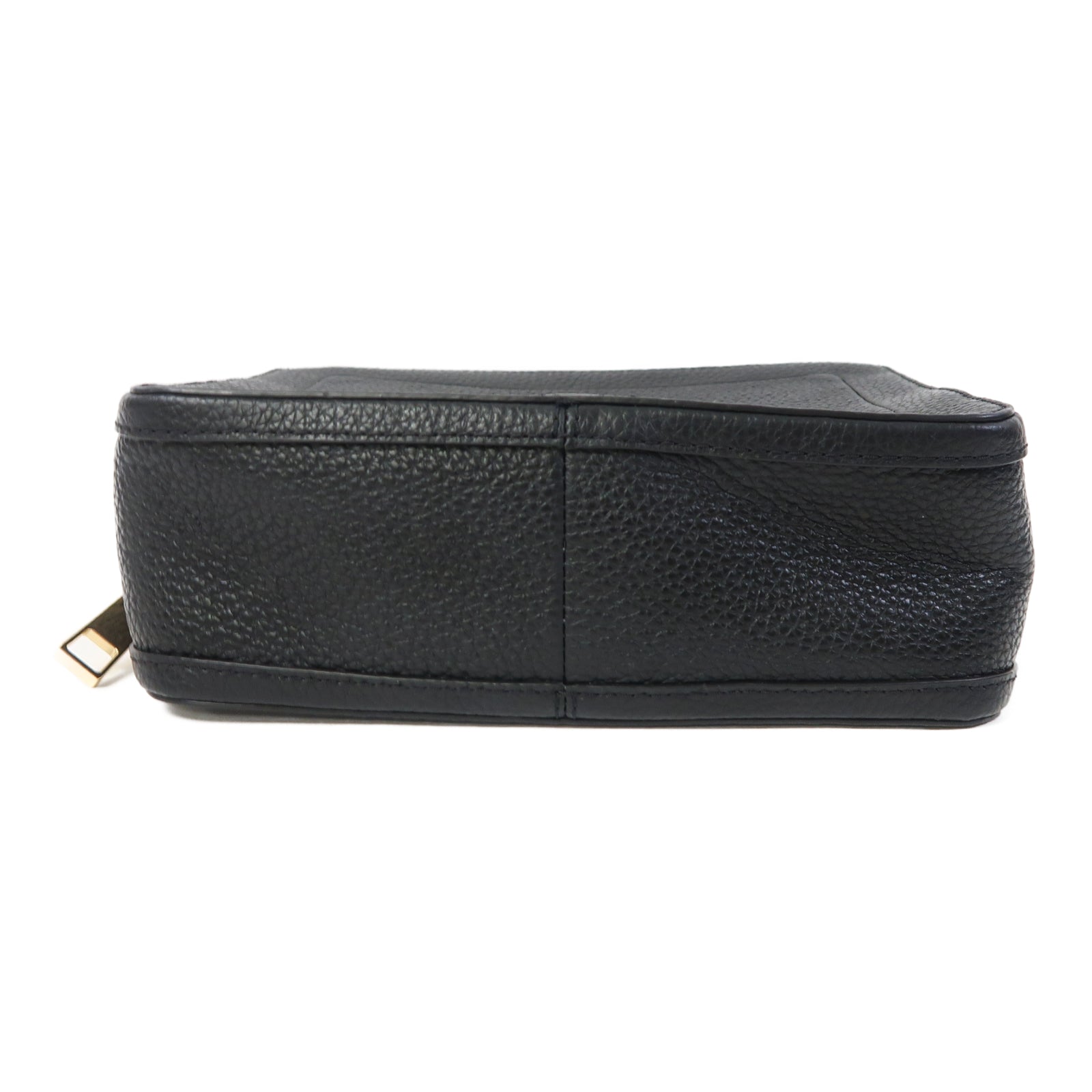 MARC JACOBS 牛皮皮革The Box 23金扣手挽肩背兩用袋黑色