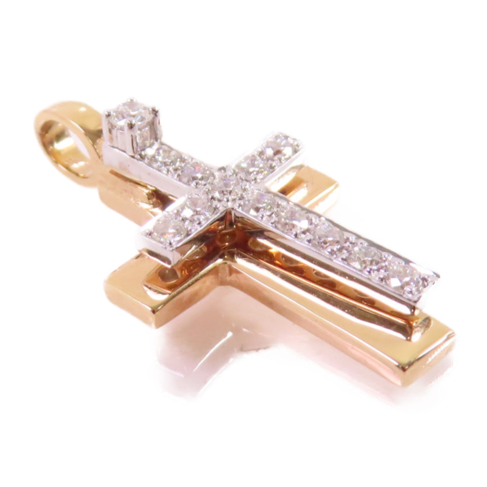 JEWELRY 18K白金Diamond Pendant Top 0.29ct鑽石吊墜