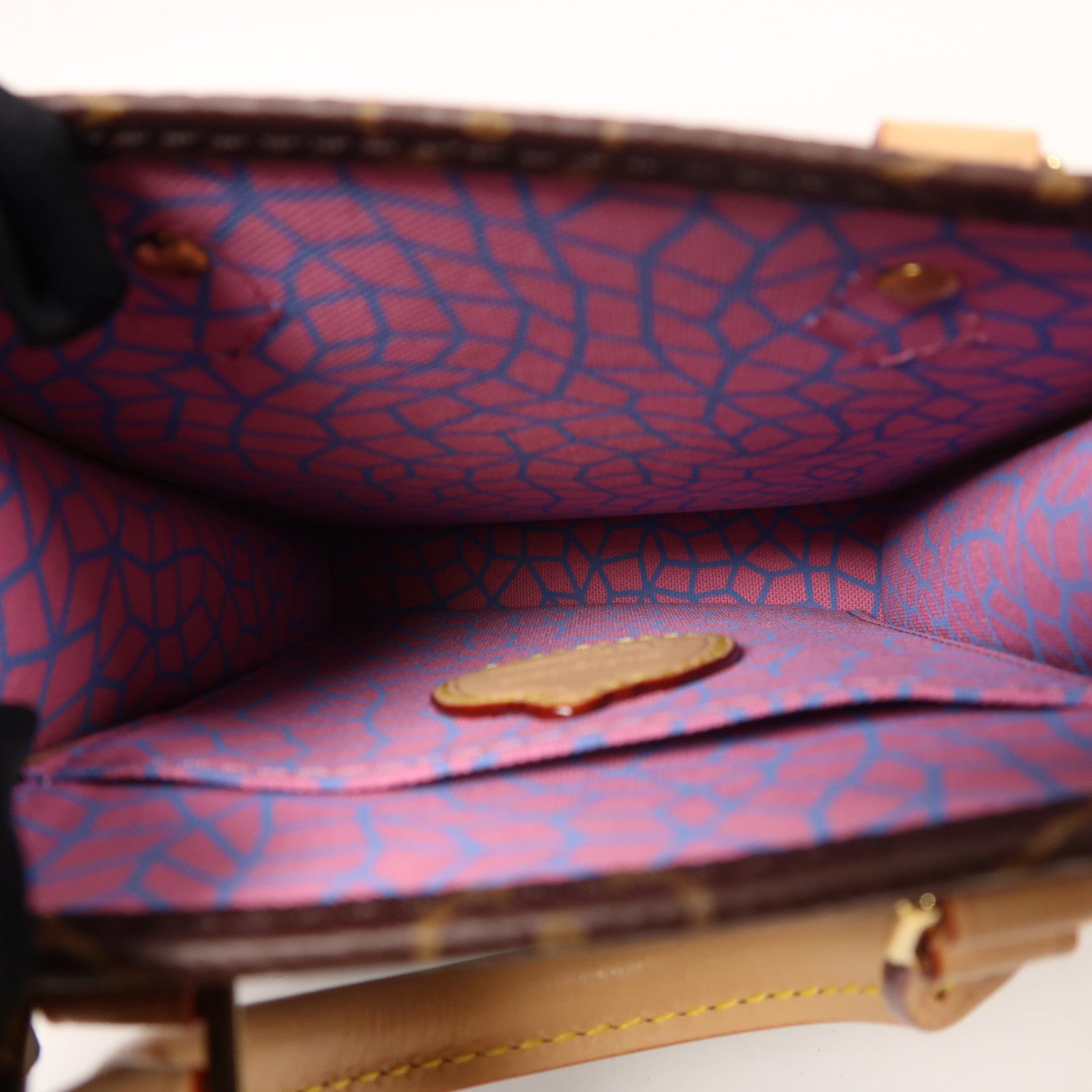 LOUIS VUITTON Monogram YK Pefit Sac Plat金扣手挽肩背兩用袋