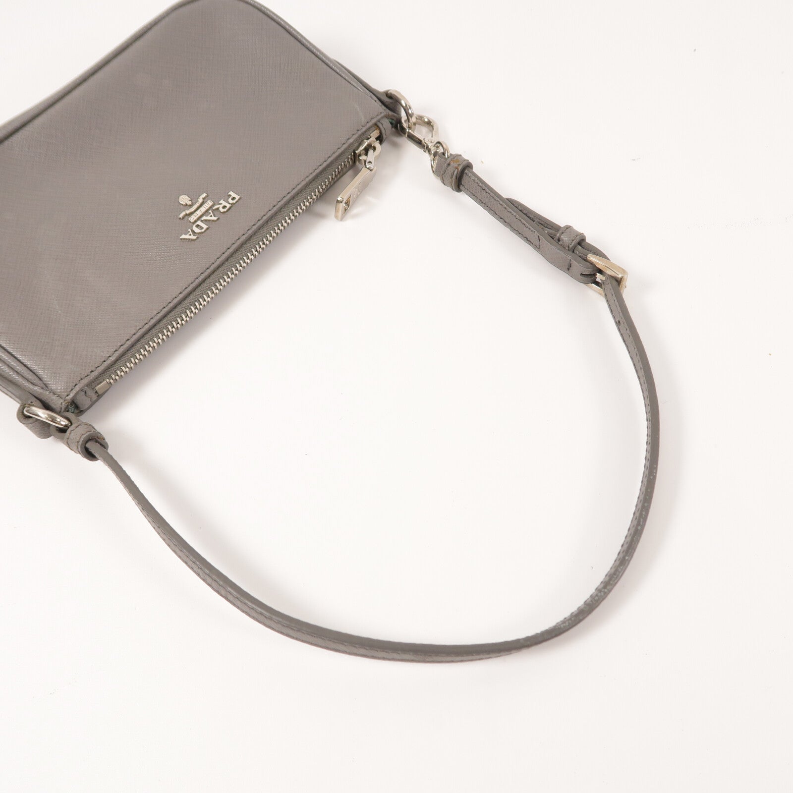 PRADA 牛皮皮革Pouch肩背袋