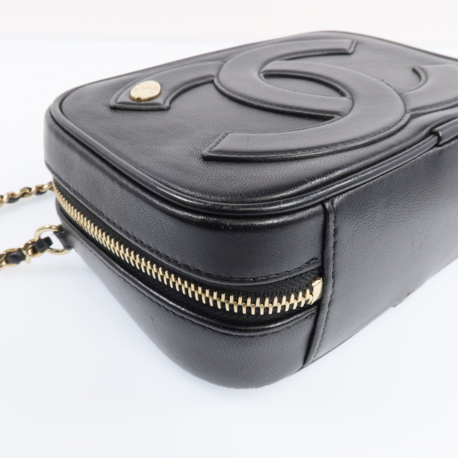 CHANEL 【激減優惠】牛皮皮革Shoulder Bag金扣鏈帶肩背袋