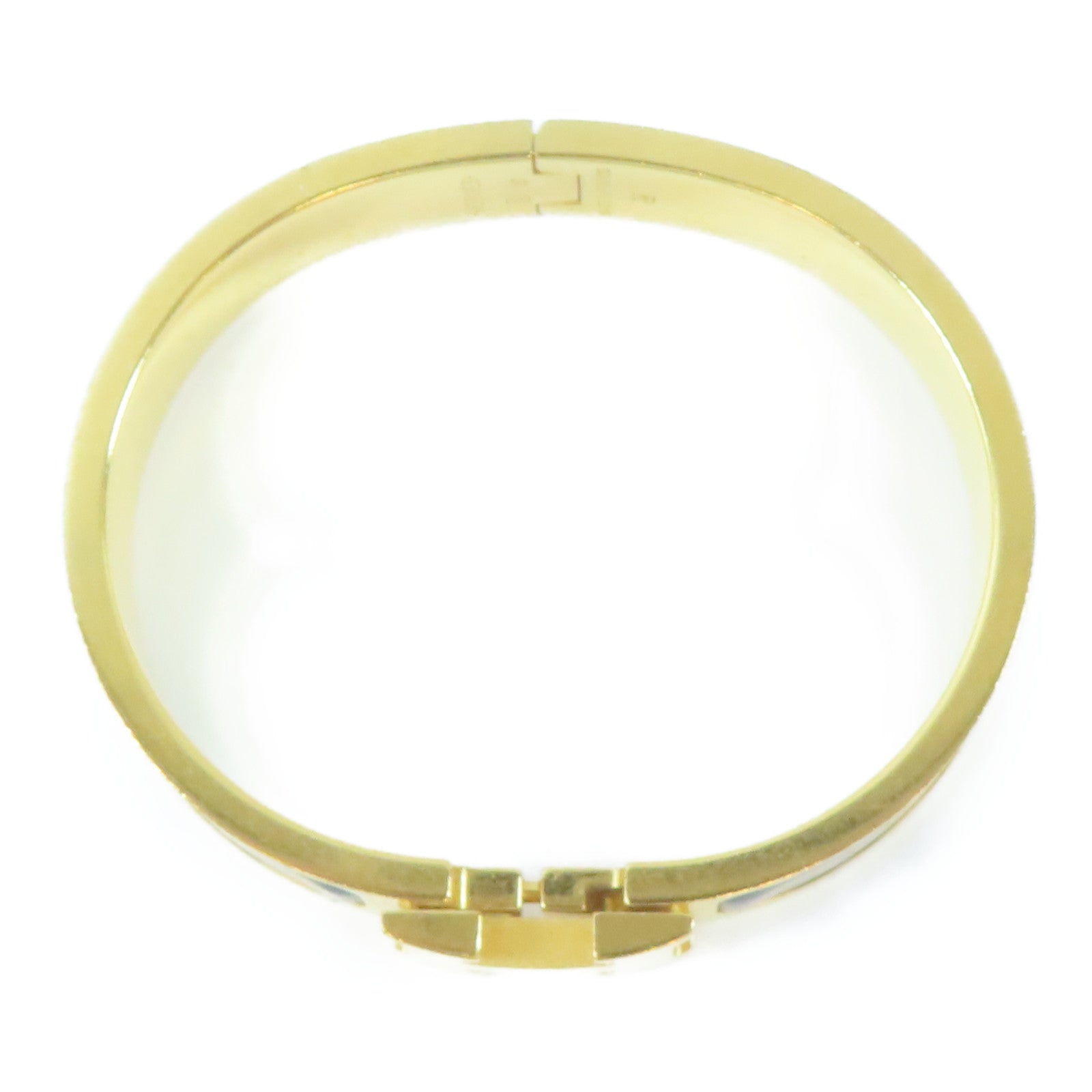 HERMES 金屬Clic H手鐲黑色