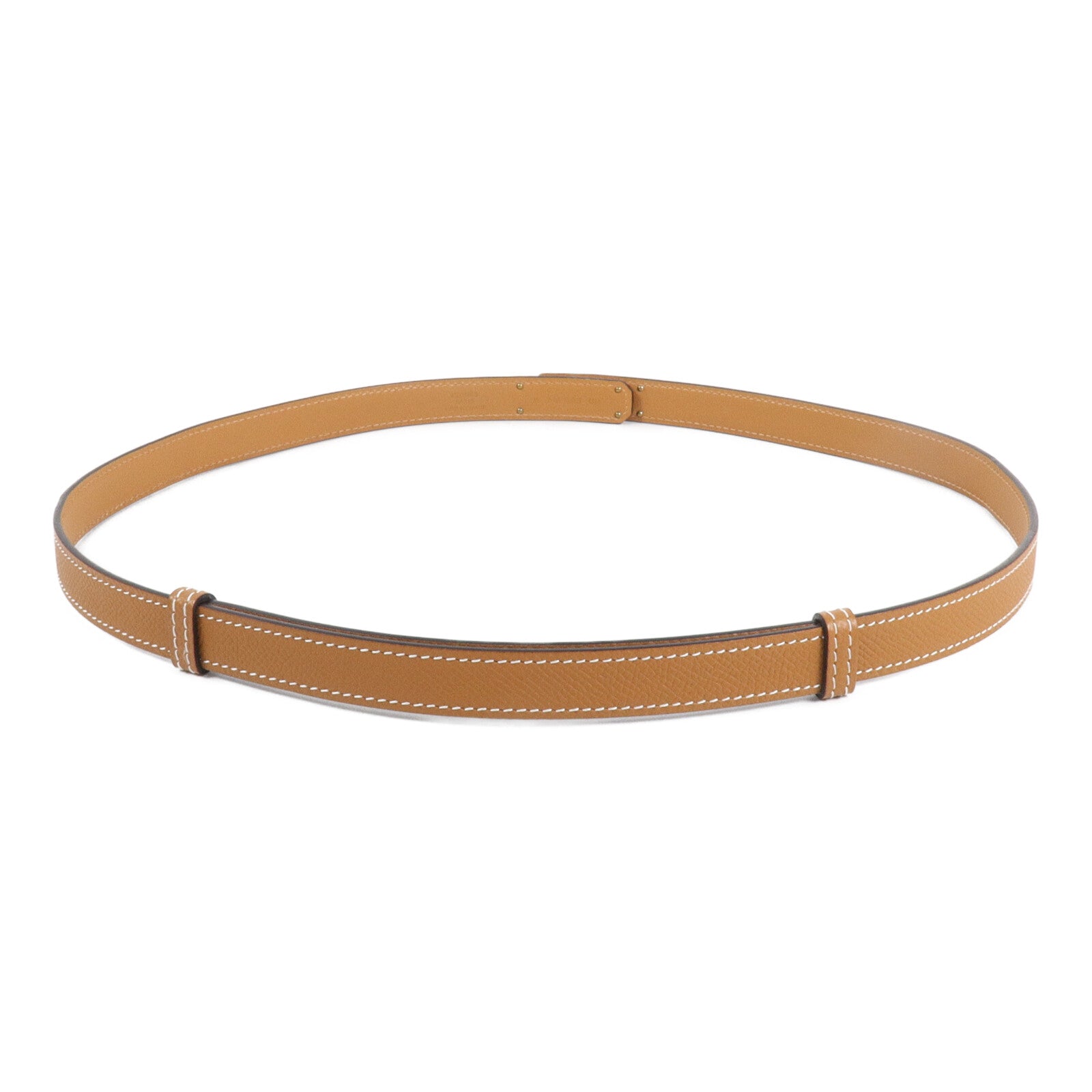 HERMES Epsom皮革Kelly 18 Belt皮帶Gold