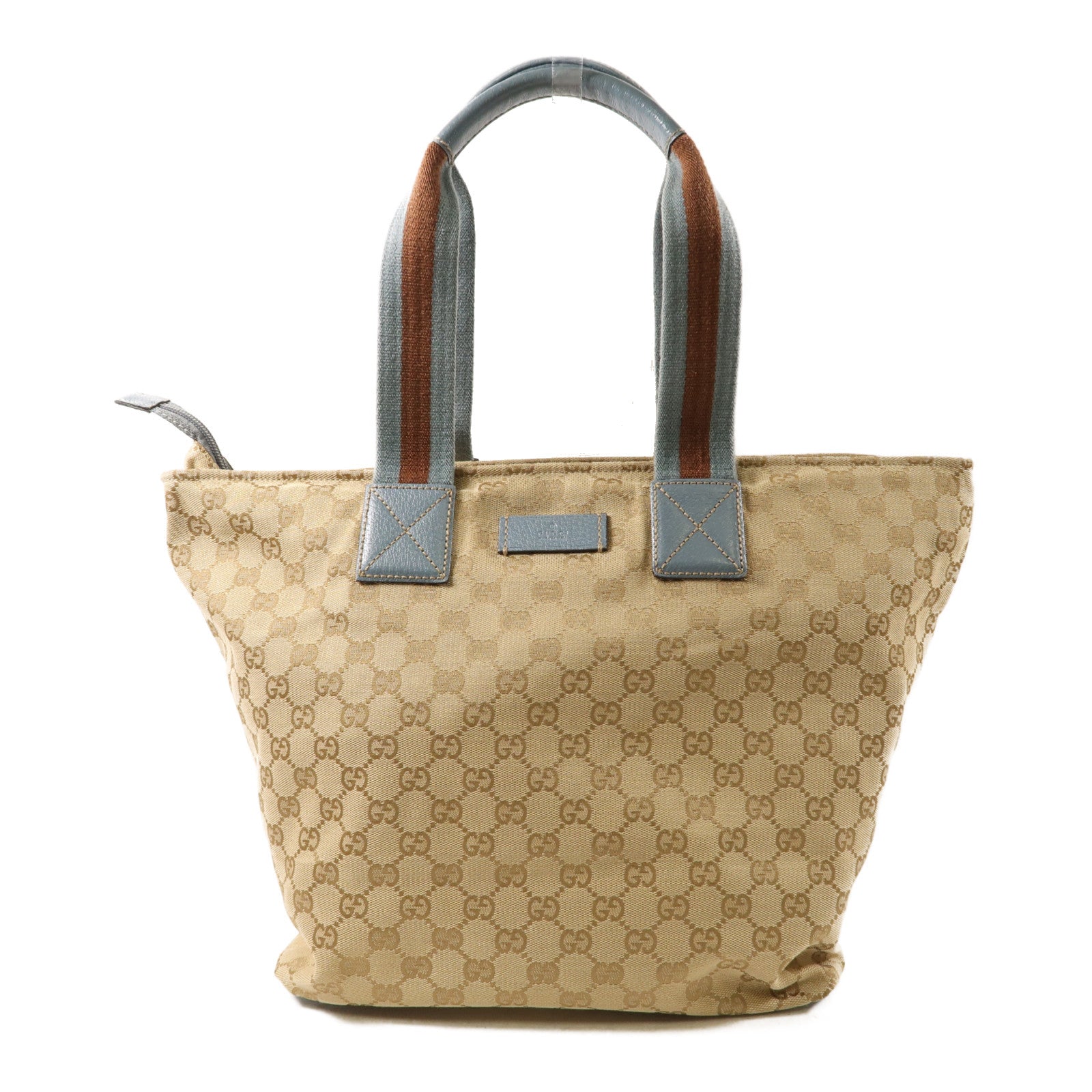 GUCCI 帆布Shoulder Bag肩背袋棕色