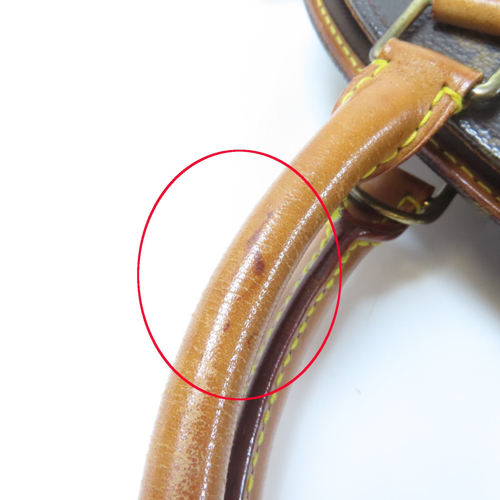 LOUIS VUITTON Monogram Elipse PM金扣手挽袋啡色