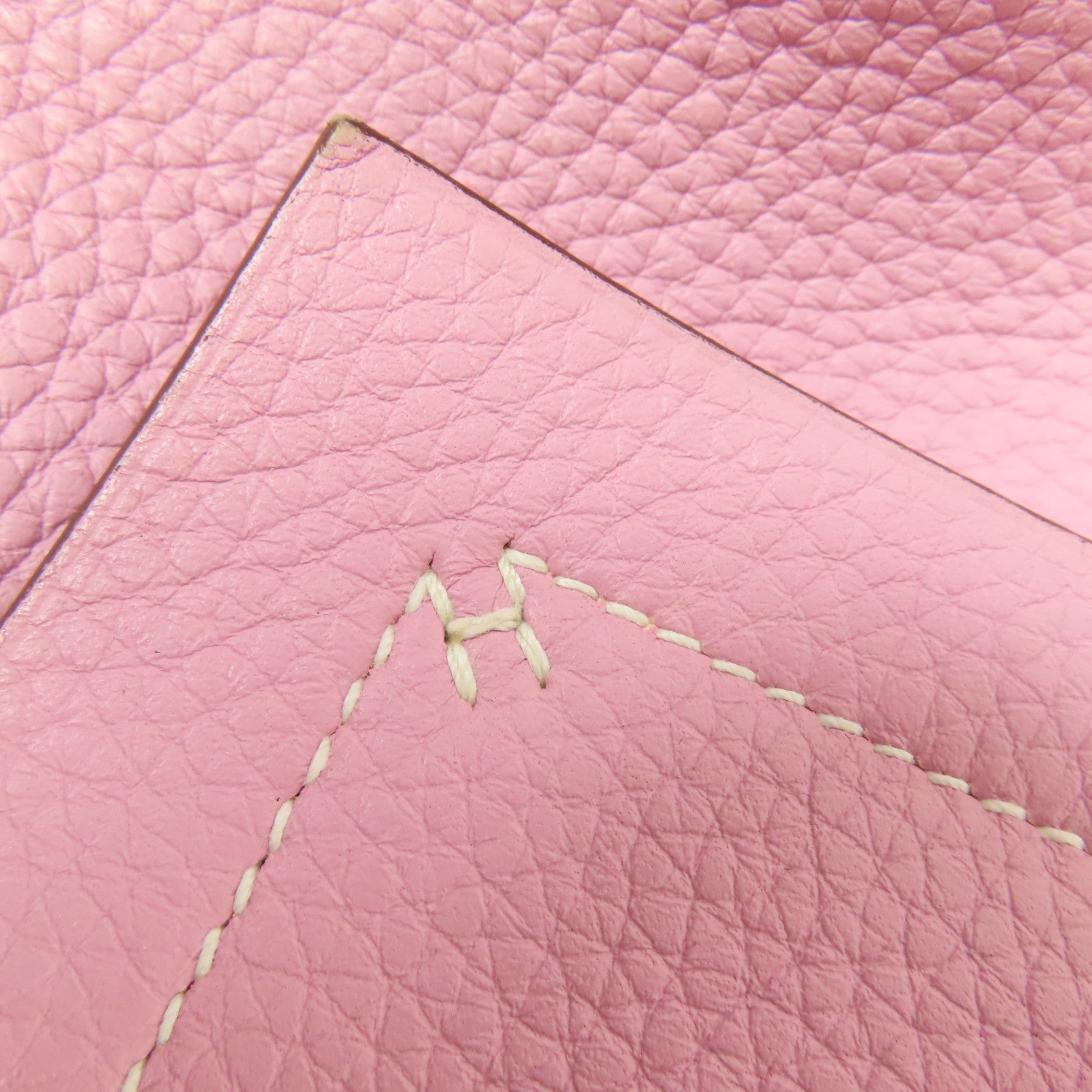 HERMES Clemence皮革Cabasellier 31肩背袋Mauve Sylvestre