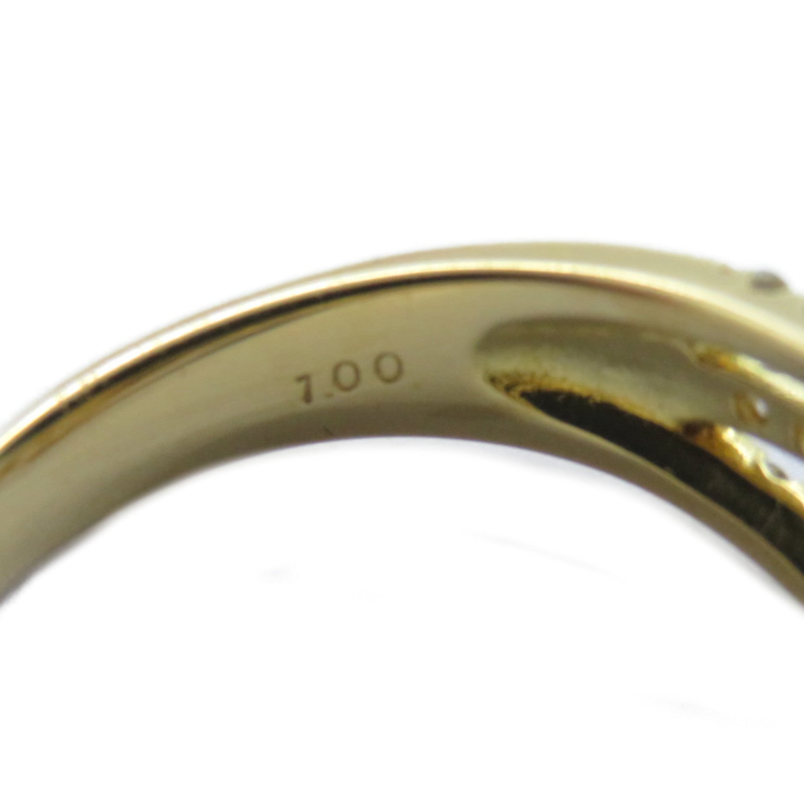JEWELRY 【激減優惠】18K黃金Diamond Ring 1.00ct鑽石戒指US#7