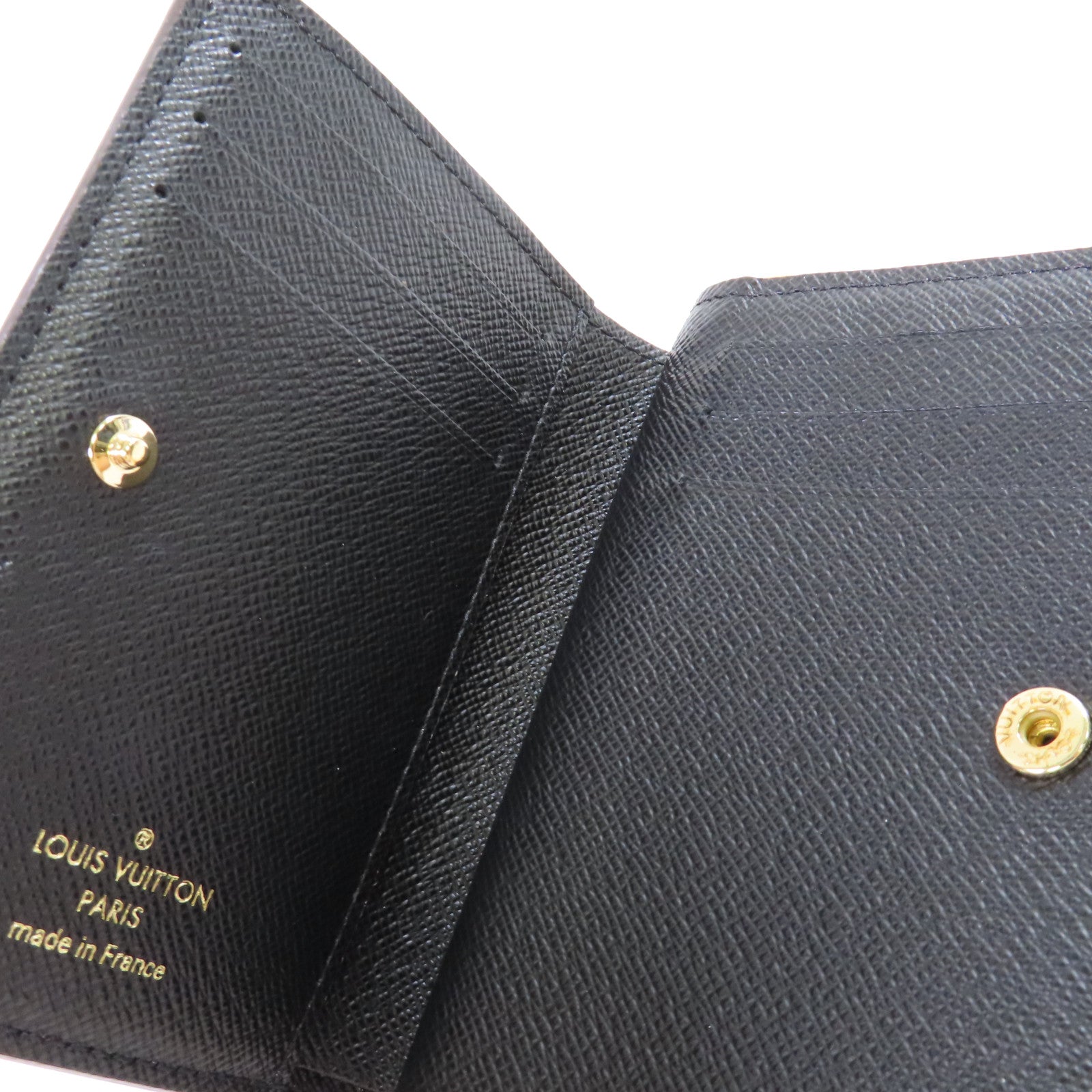 LOUIS VUITTON Monogram Lou Wallet金扣迷你錢包啡色