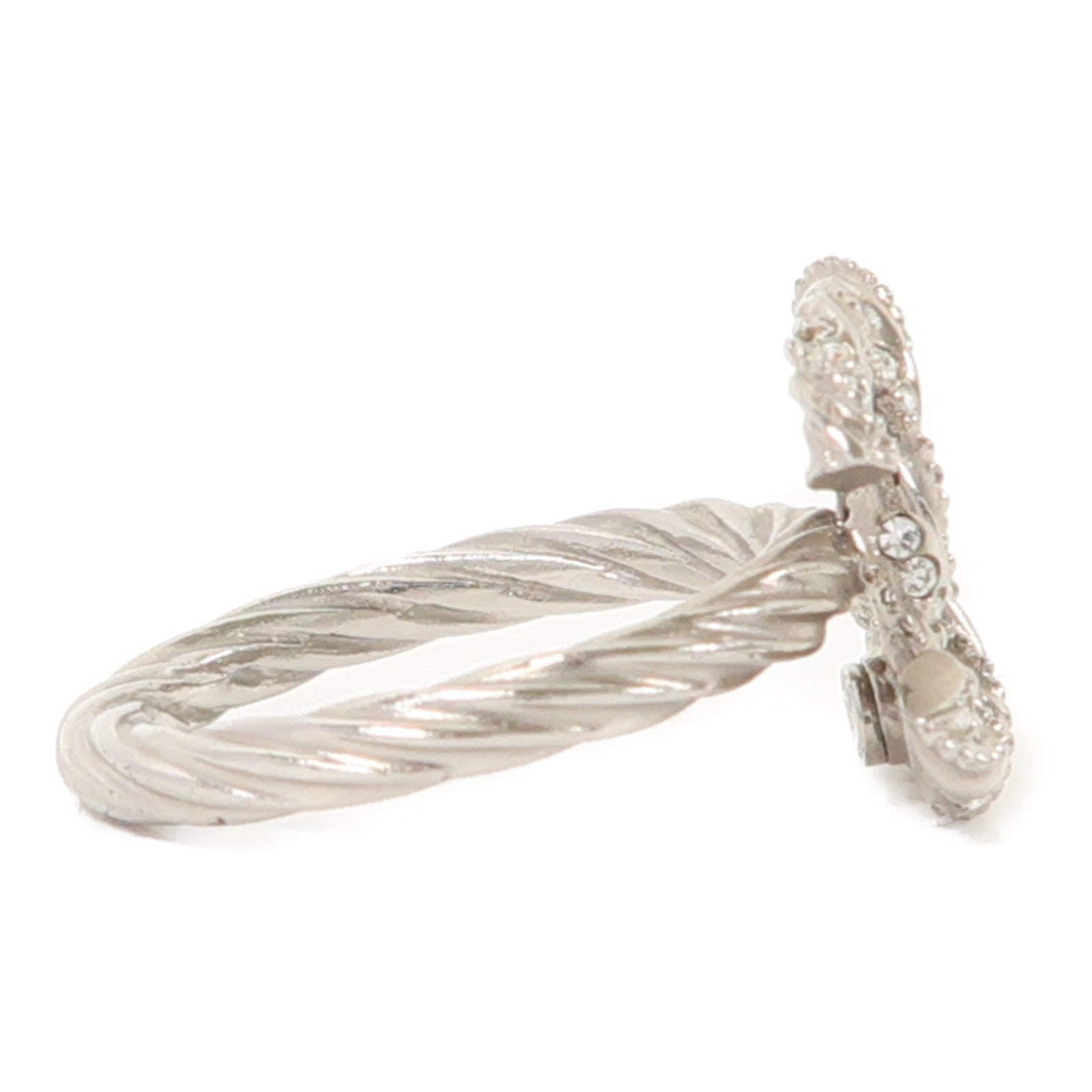 CHANEL 金屬CC Logo Ring戒指US#6