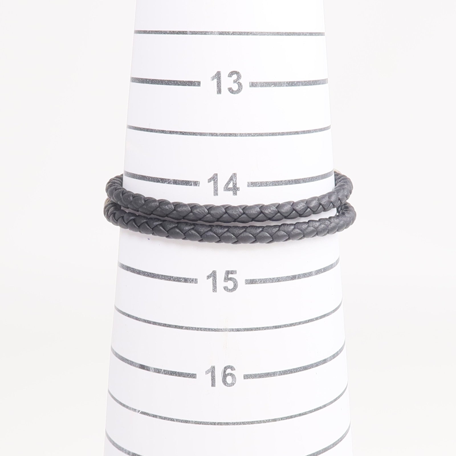 HERMES Swift皮革Roulis Double Bracelet銀扣手鏈