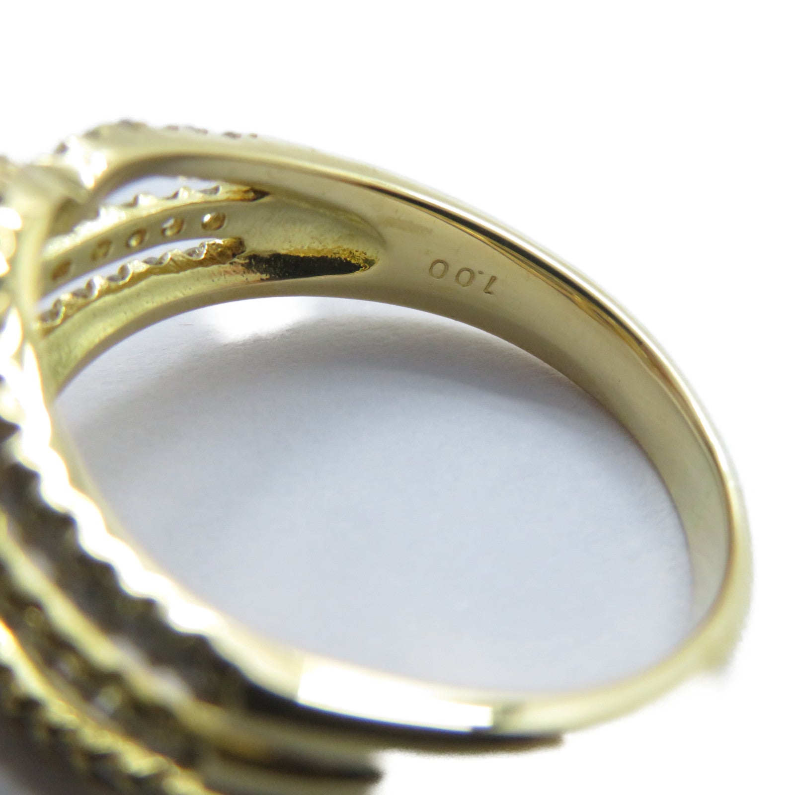 JEWELRY 【激減優惠】18K黃金Diamond Ring 1.00ct鑽石戒指US#7