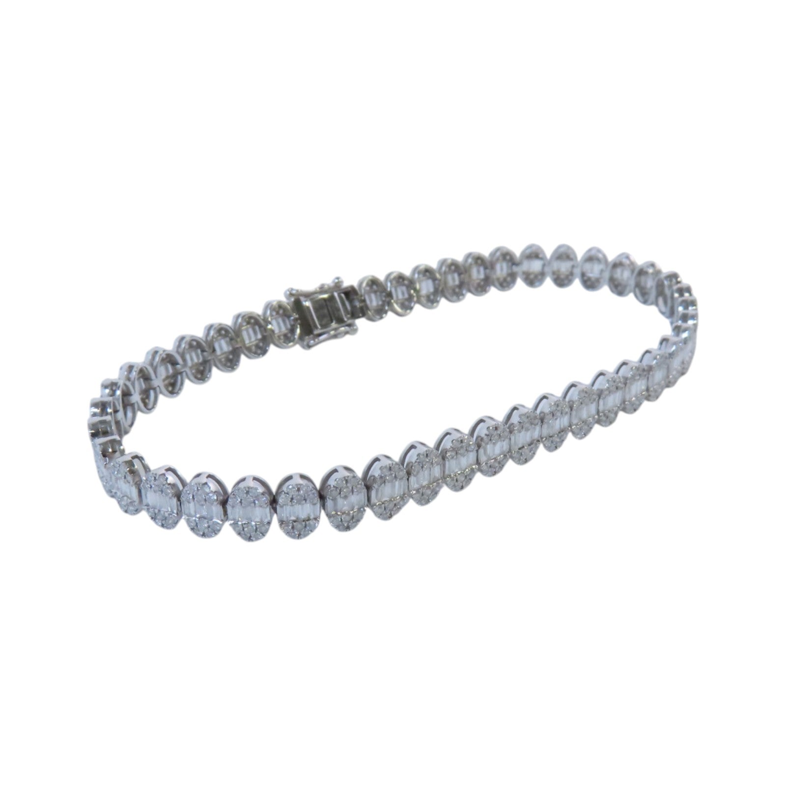 JEWELRY Diamond Bracelet 18K White Gold