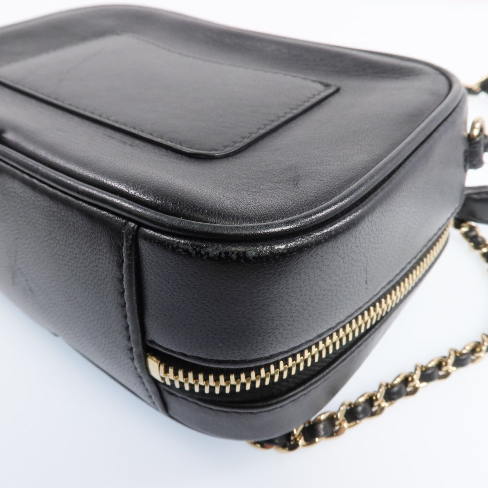 CHANEL 【激減優惠】牛皮皮革Shoulder Bag金扣鏈帶肩背袋