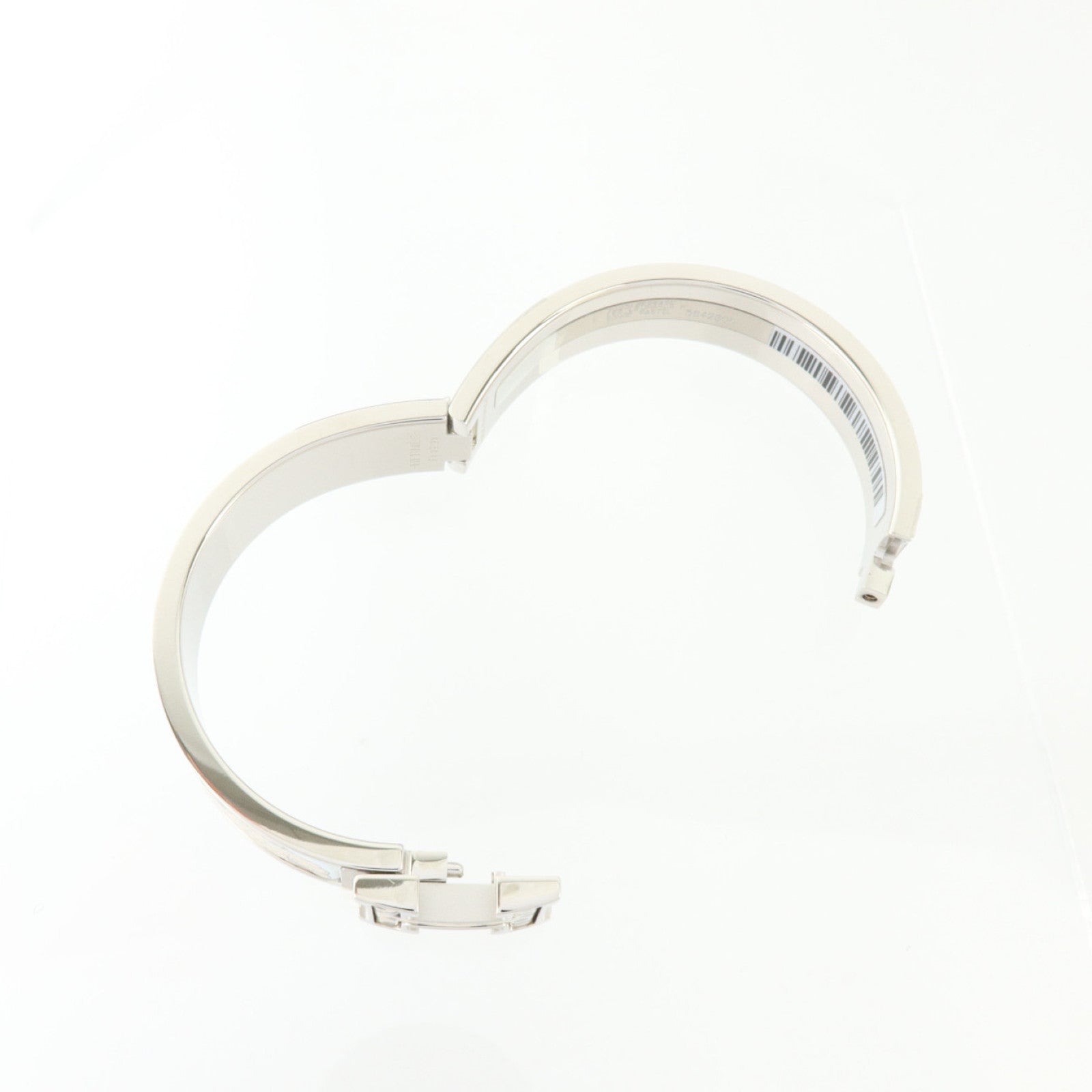 HERMES 金屬/琺瑯Clic H Bracelet銀扣手鏈