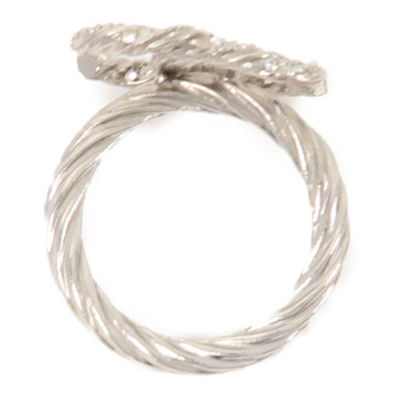 CHANEL 金屬CC Logo Ring戒指US#6