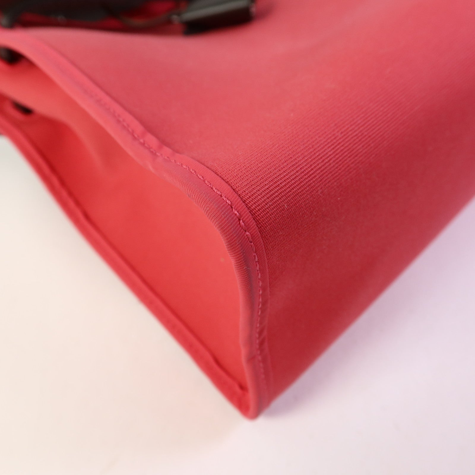 HERMES 帆布Herbag Zip 31銀扣手挽肩背兩用袋