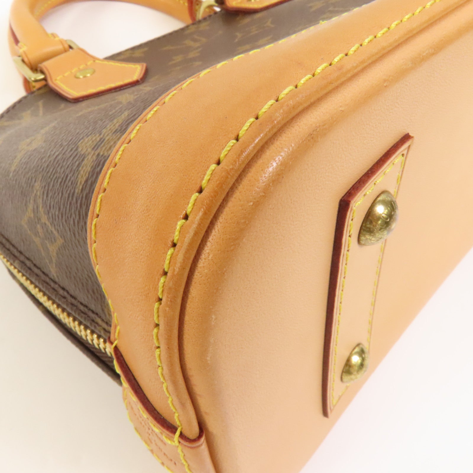 LOUIS VUITTON Monogram Alma BB金扣手挽肩背兩用袋