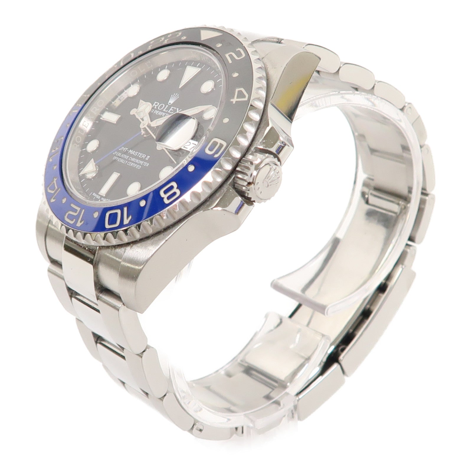 ROLEX GMT MasterⅡ不鏽鋼手錶自動機芯黑色