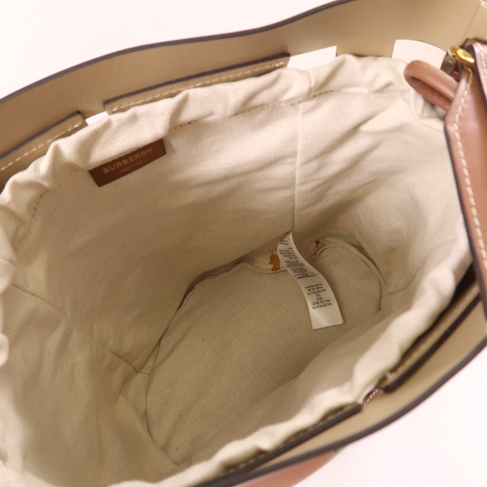 BURBERRY 牛皮皮革Foster Bucket Bag金扣肩背袋