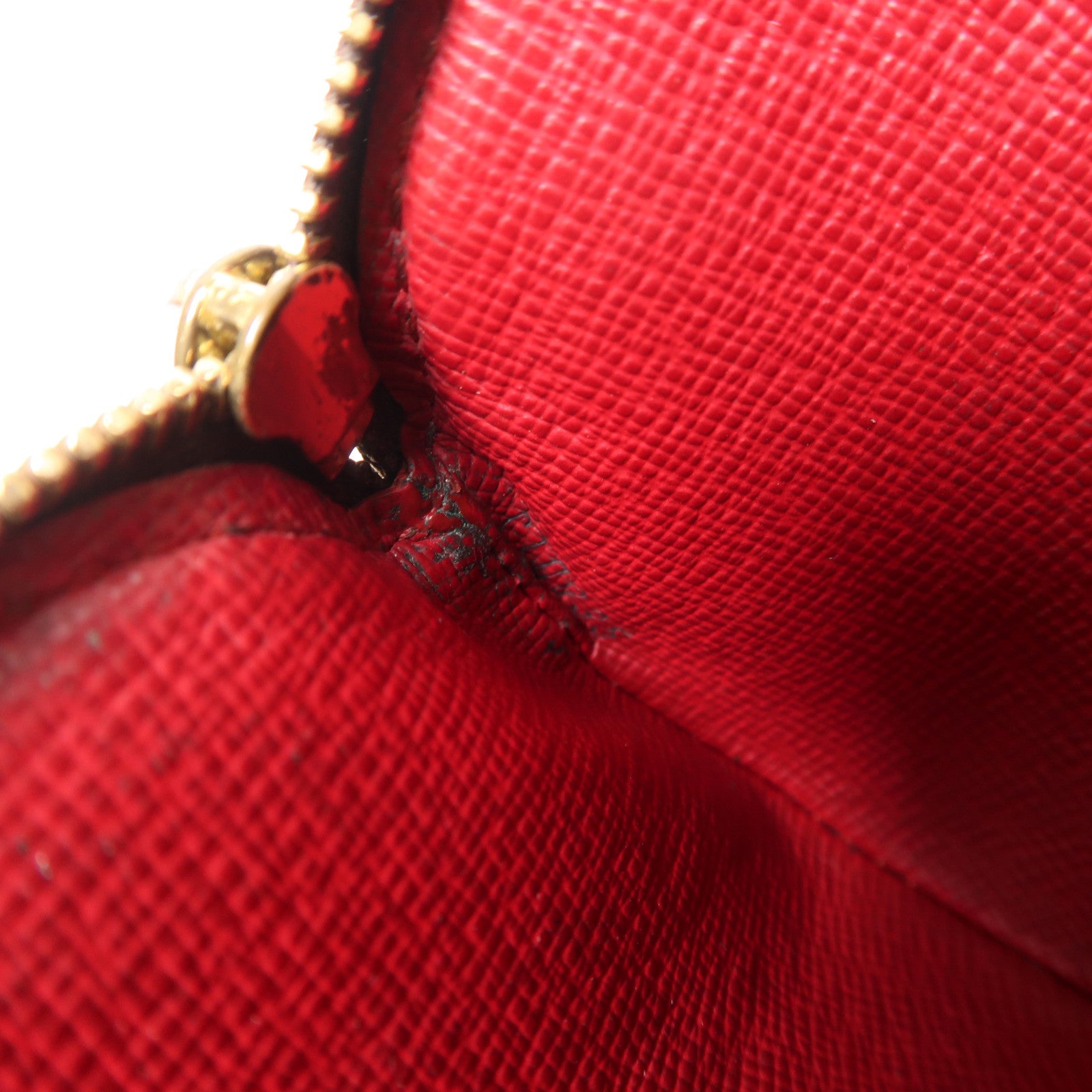 LOUIS VUITTON Monogram Cherry Coin Case金扣零錢包啡色/紅色