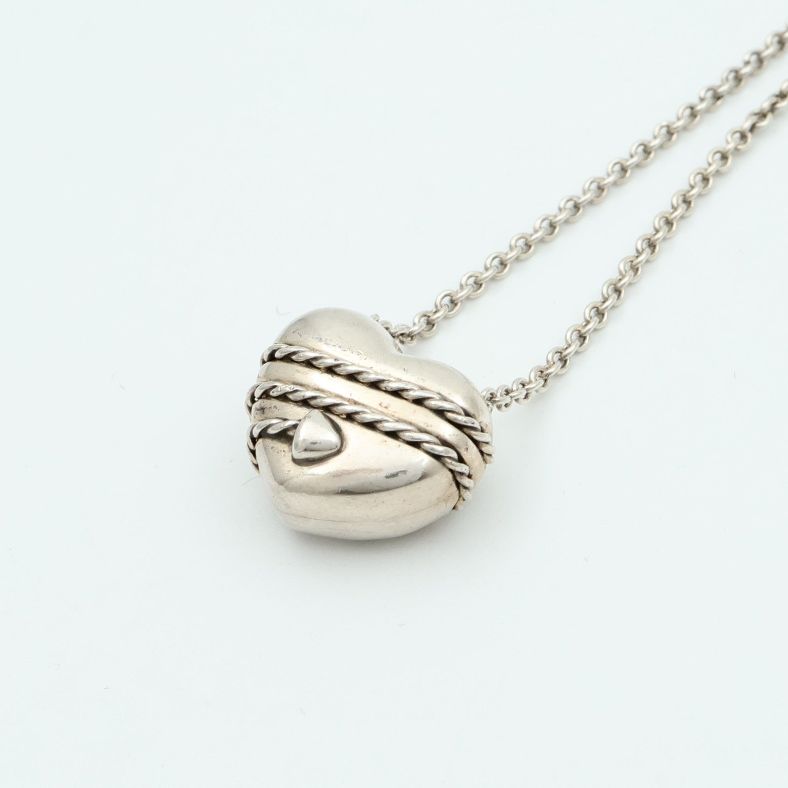 TIFFANY＆CO 925純銀Heart Necklace項鍊