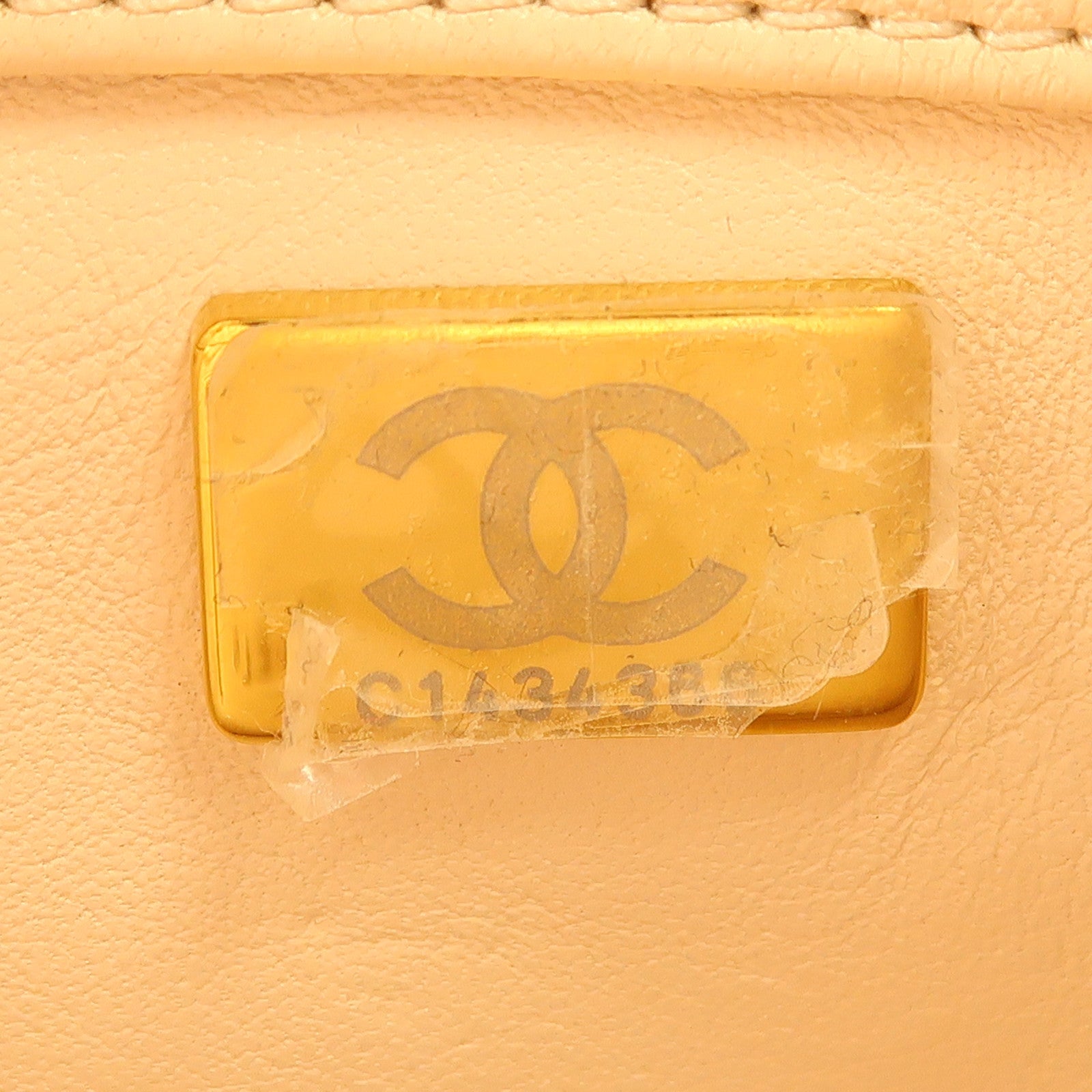 CHANEL 羊皮皮革Shoulder Bag 金扣鏈帶肩背袋