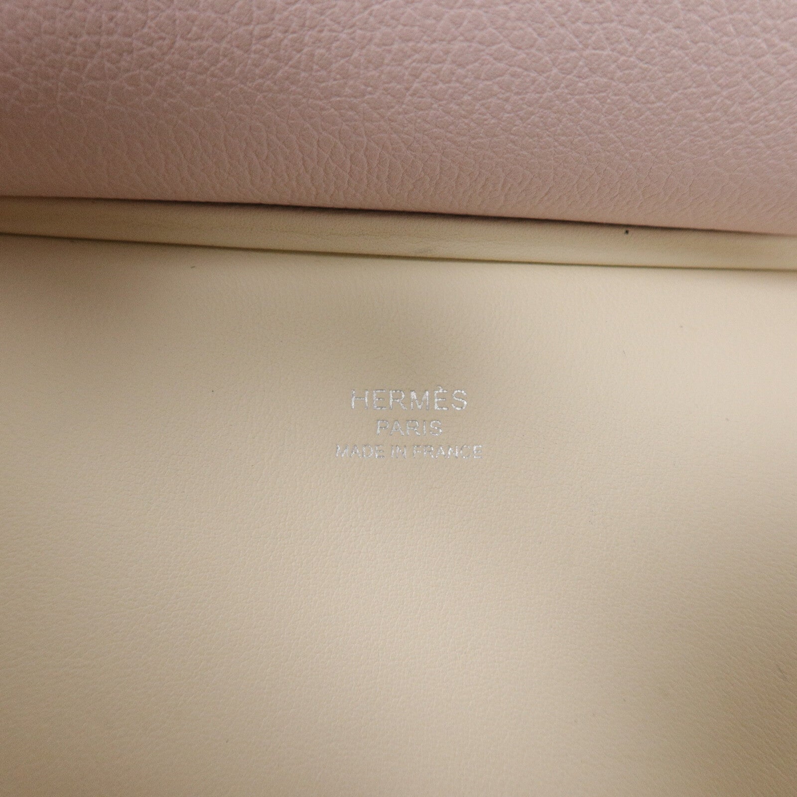 HERMES Evercolor皮革Mini Jypsiere肩背袋Rose Darling