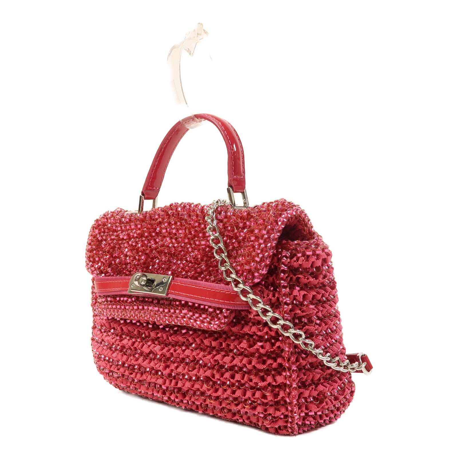 ANTEPRIMA PVC 2 Way Shoulder銀扣手挽肩背兩用袋