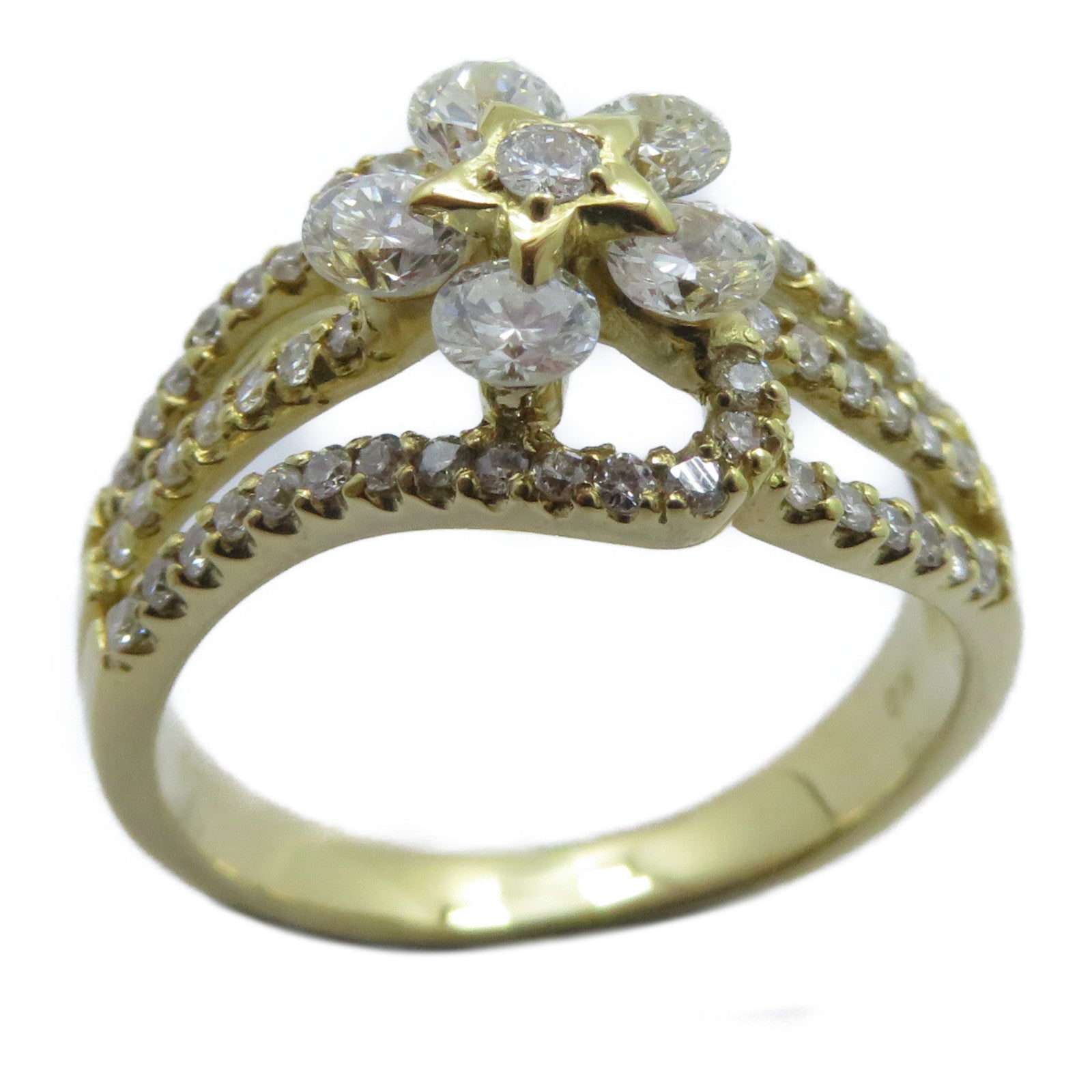 JEWELRY 【激減優惠】18K黃金Diamond Ring 1.00ct鑽石戒指US#7