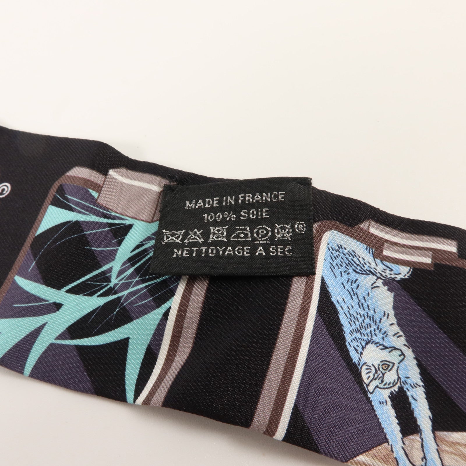 HERMES 絲質Twilly絲巾
