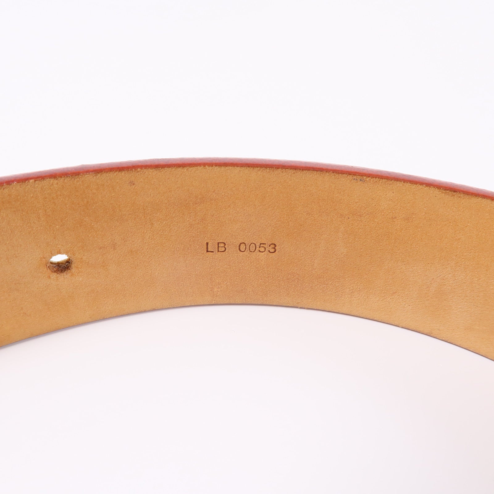 LOUIS VUITTON Monogram Multicolore Belt 70cm金扣皮帶白色