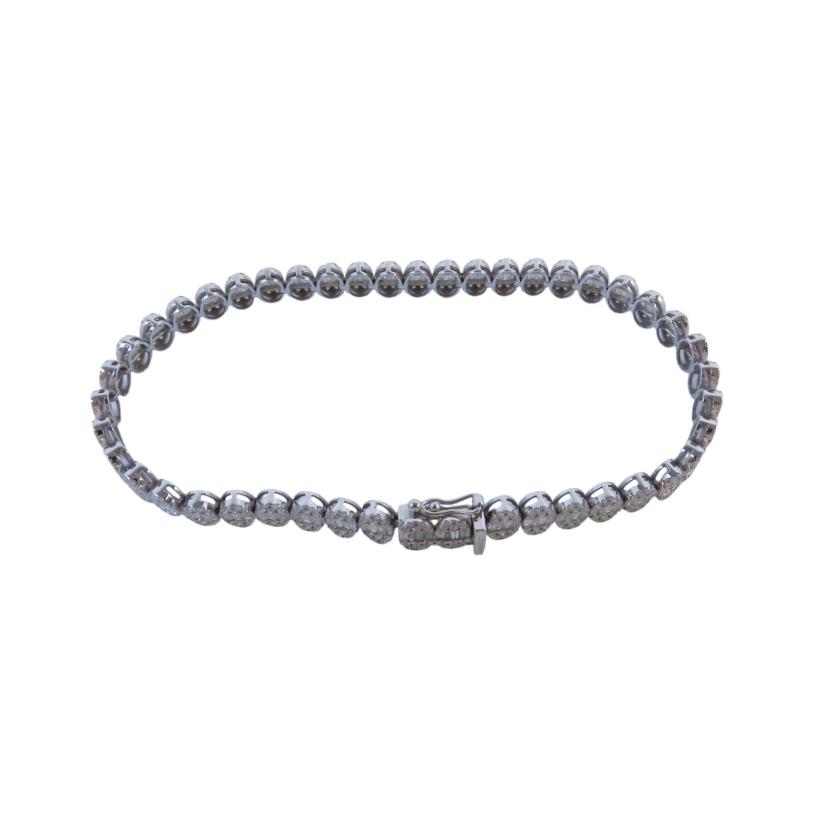 JEWELRY Diamond Bracelet 18K White Gold