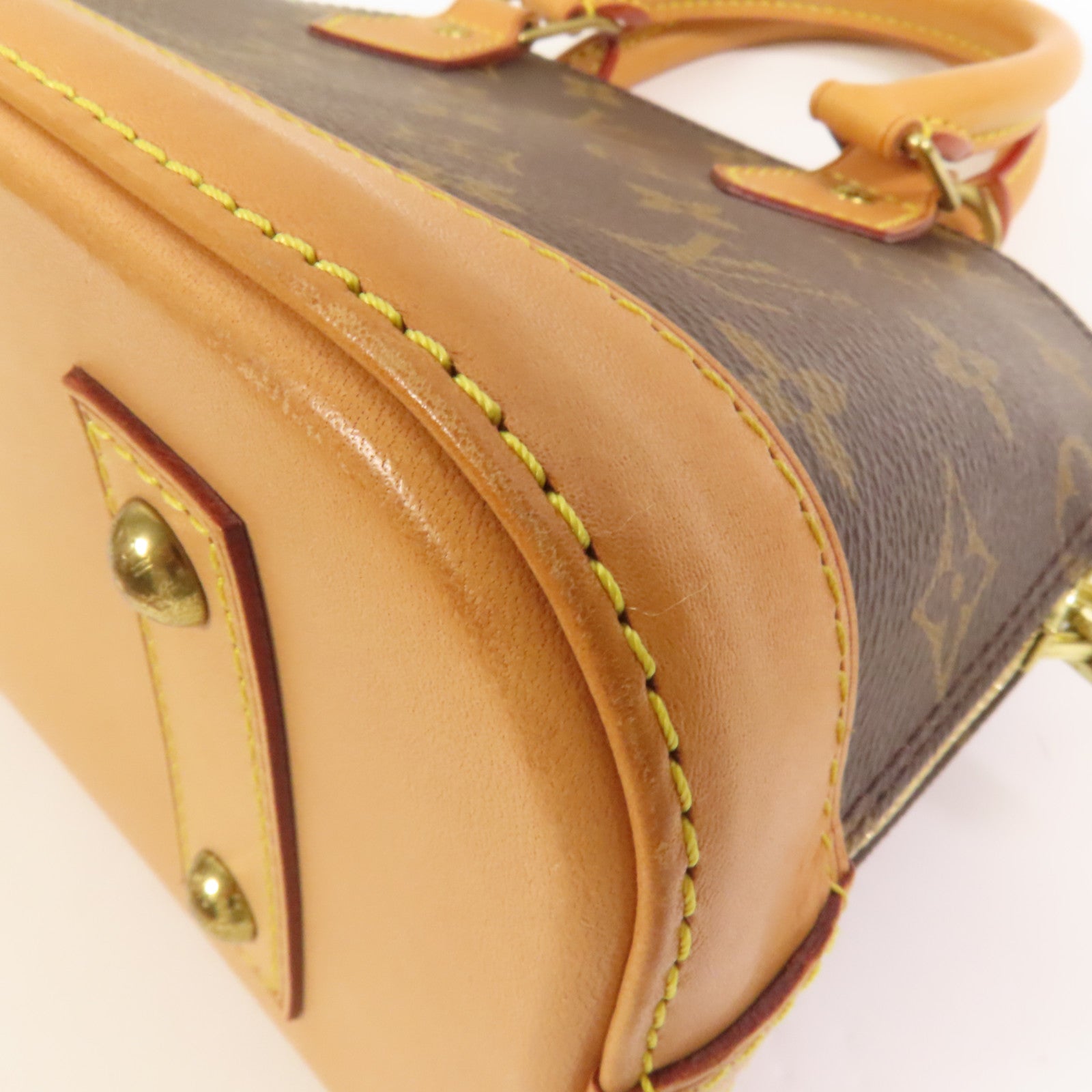 LOUIS VUITTON Monogram Alma BB金扣手挽肩背兩用袋