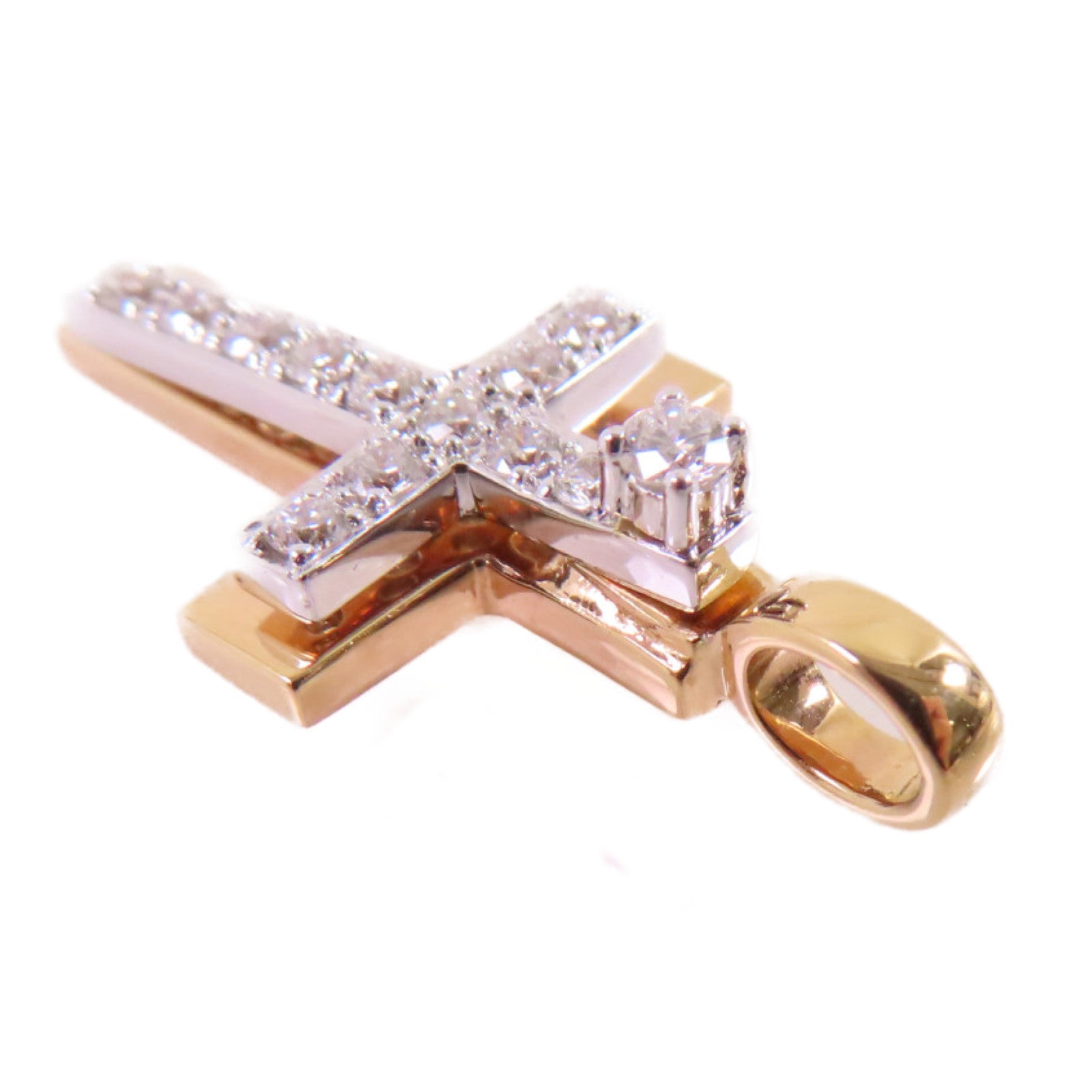 JEWELRY 18K白金Diamond Pendant Top 0.29ct鑽石吊墜