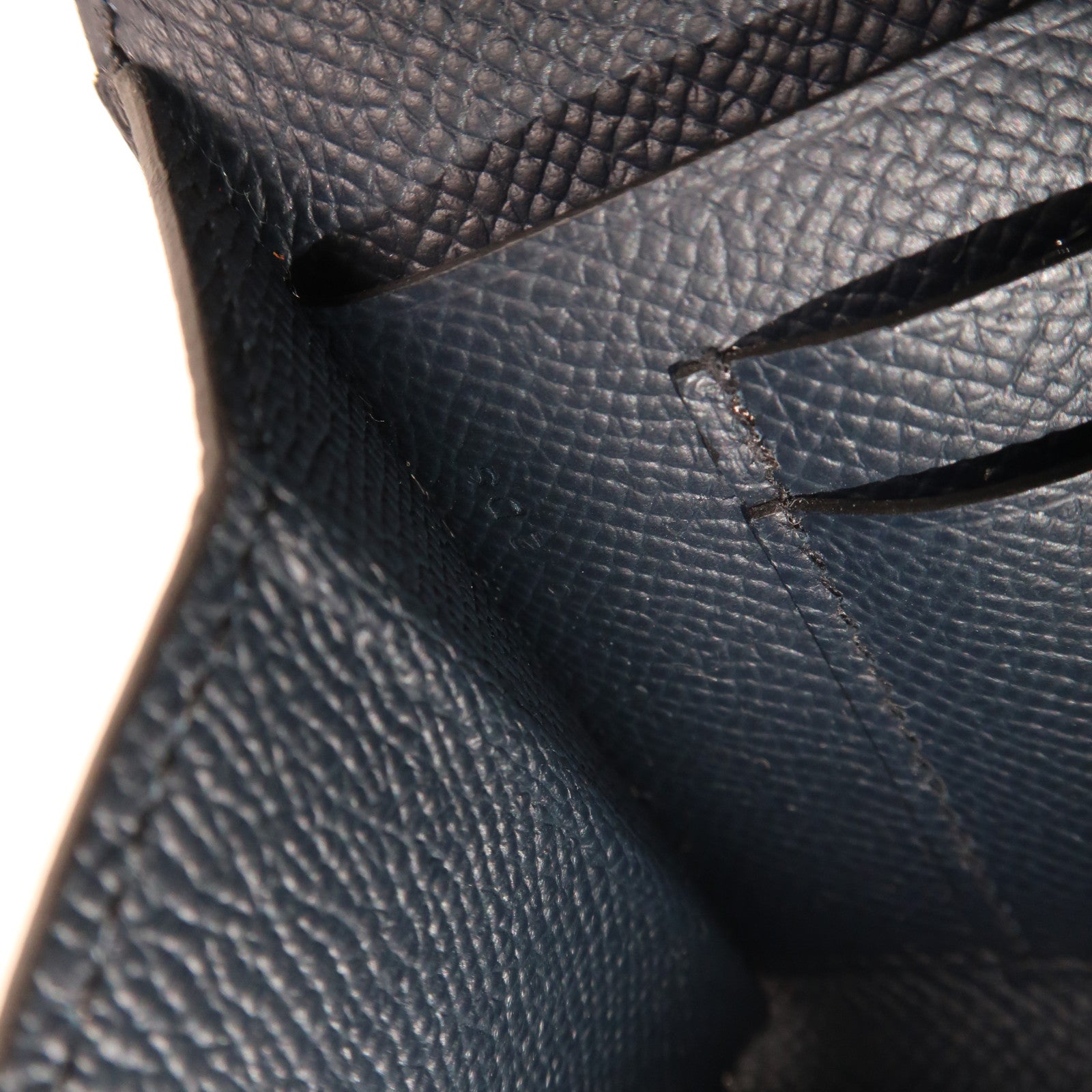 HERMES Epsom皮革Chaine D' Ancre To Go金扣肩背袋Bleu Indigo/靛藍色