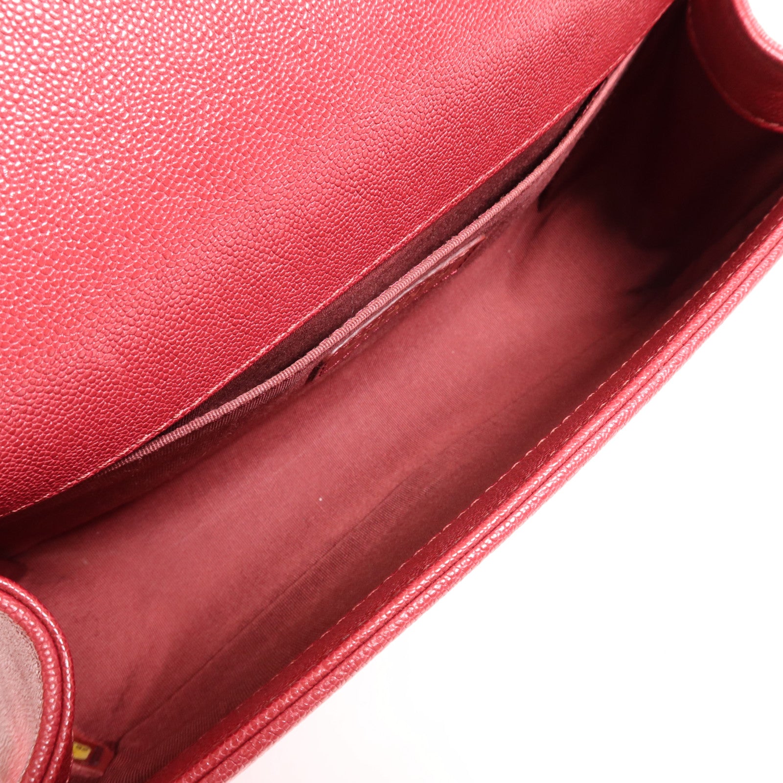 CHANEL 牛皮皮革Boy 25金扣鏈帶肩背袋