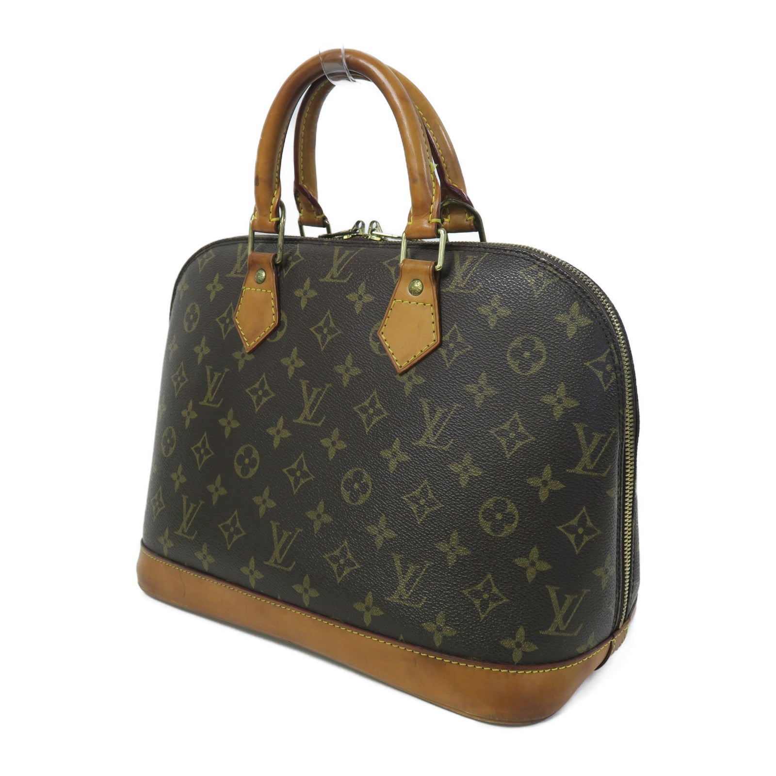 LOUIS VUITTON **【激減優惠】Monogram Alma MM金扣手挽袋啡色