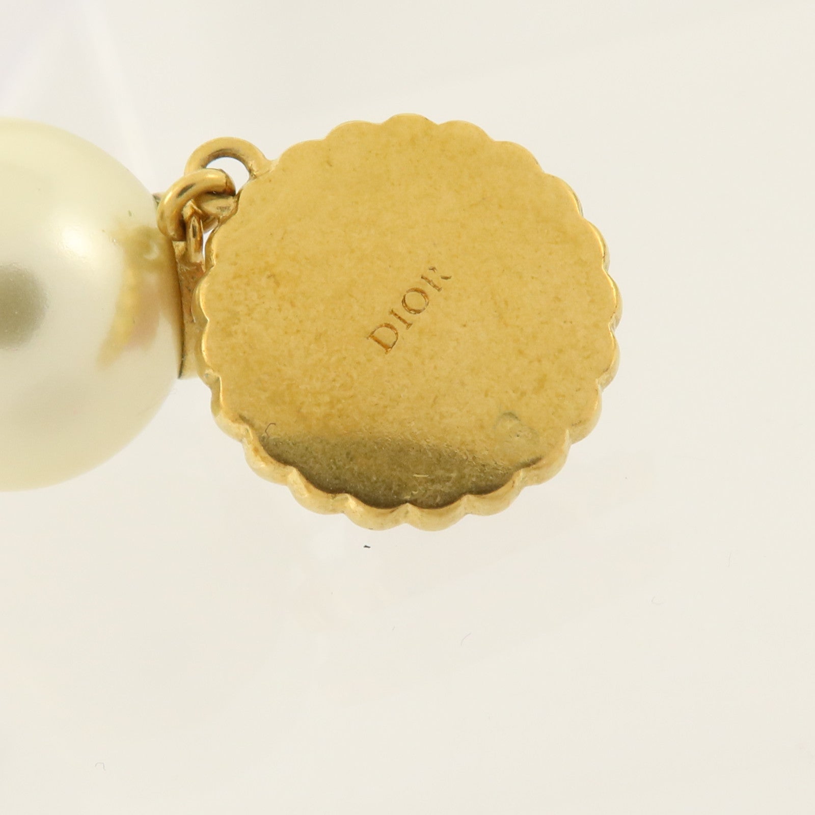 Dior 金屬/PVC Tribales Earrings耳環