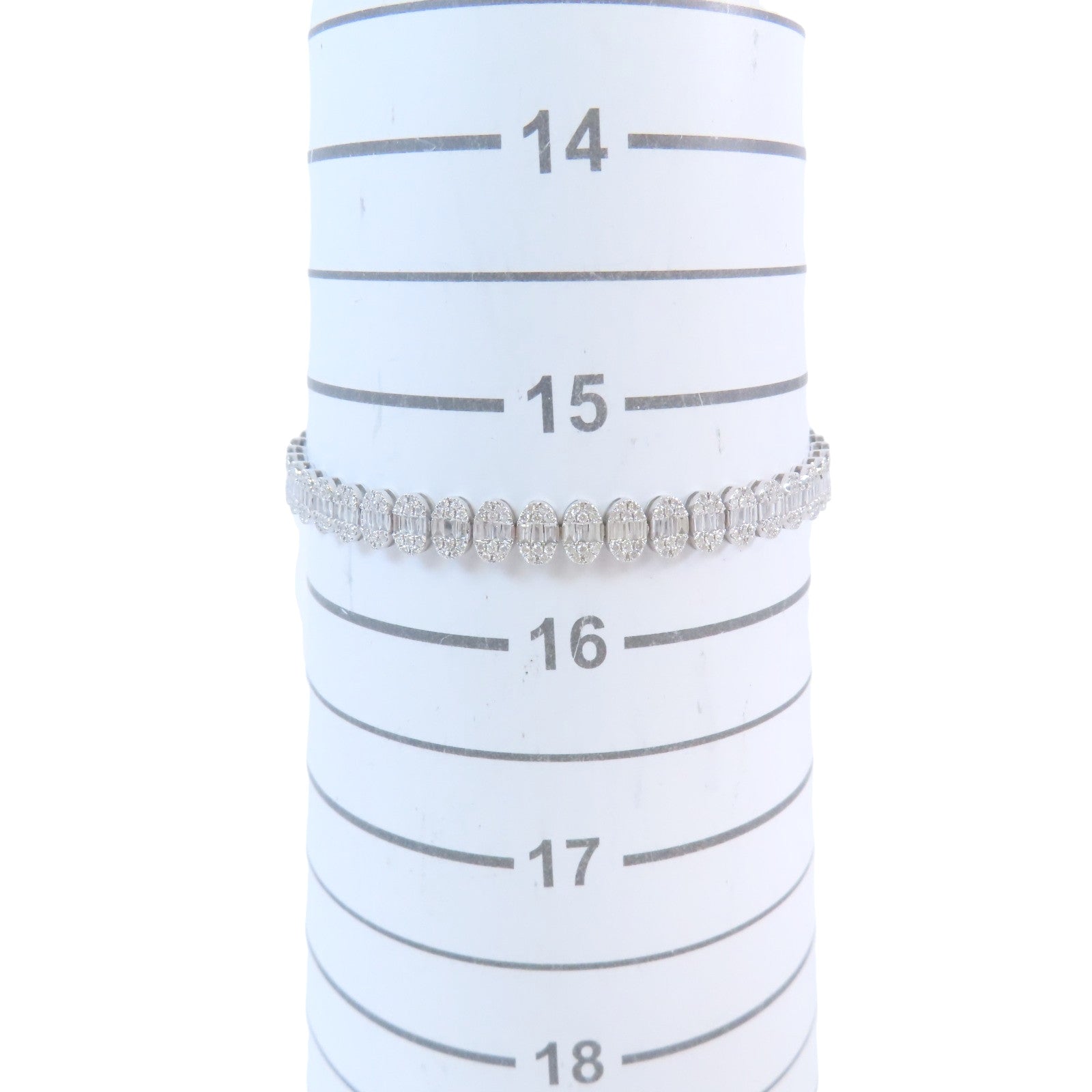 JEWELRY Diamond Bracelet 18K White Gold