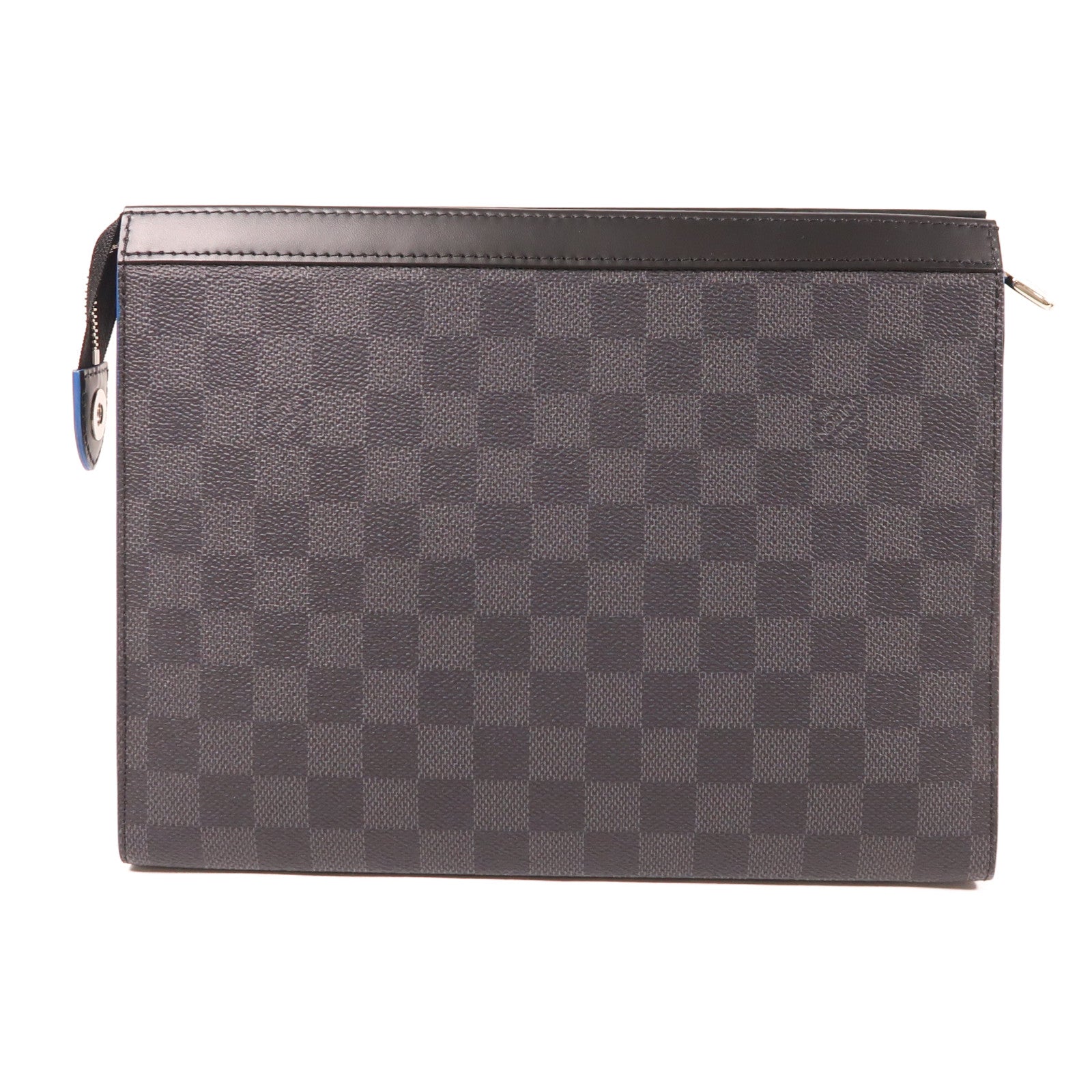 LOUIS VUITTON 【激減優惠】Damier Pochette Voyage MM銀扣手拿包