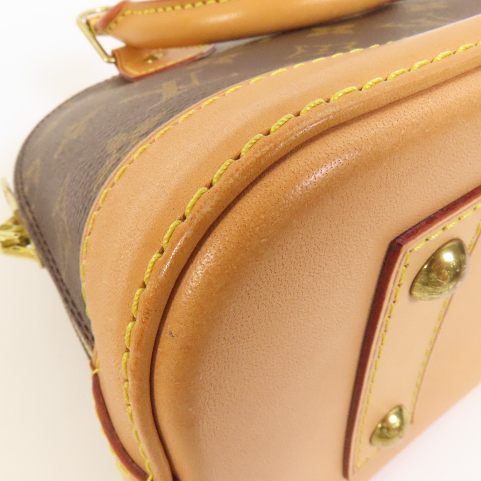LOUIS VUITTON Monogram Alma BB金扣手挽肩背兩用袋
