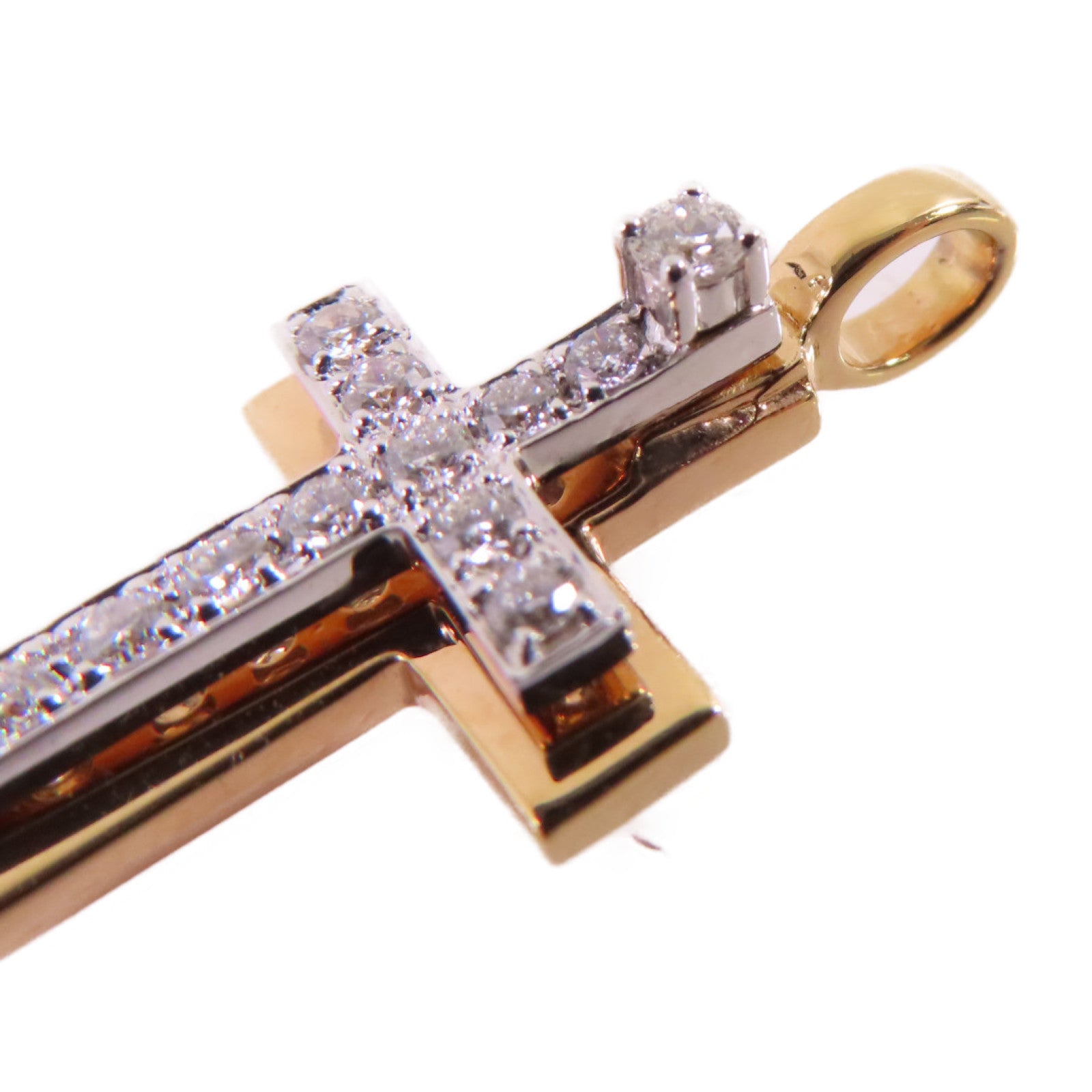 JEWELRY 18K白金Diamond Pendant Top 0.29ct鑽石吊墜