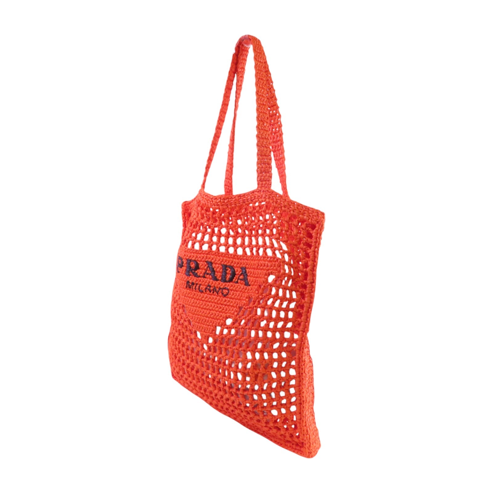 PRADA Raffia Crochet Tote肩背袋