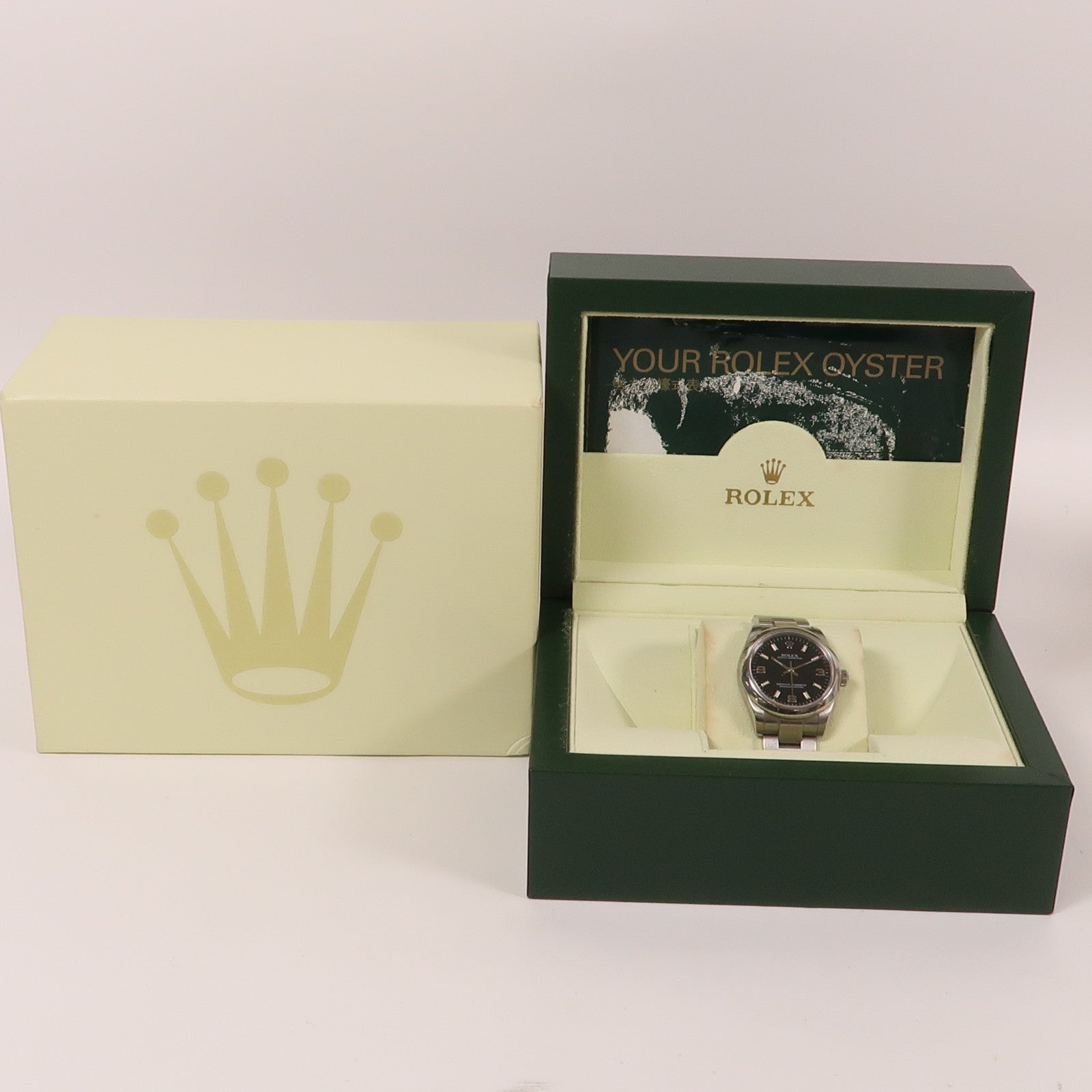 ROLEX Oyster Perpetual 31 177200 Automatic Watch Black