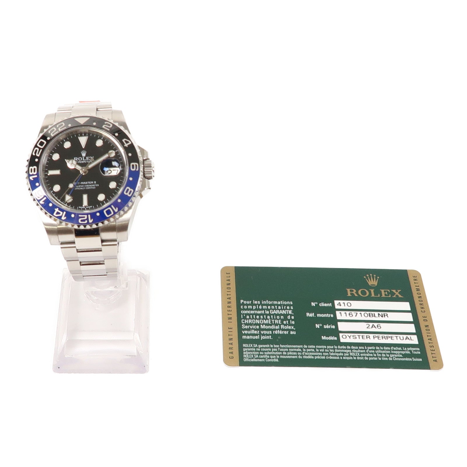 ROLEX GMT MasterⅡ不鏽鋼手錶自動機芯黑色